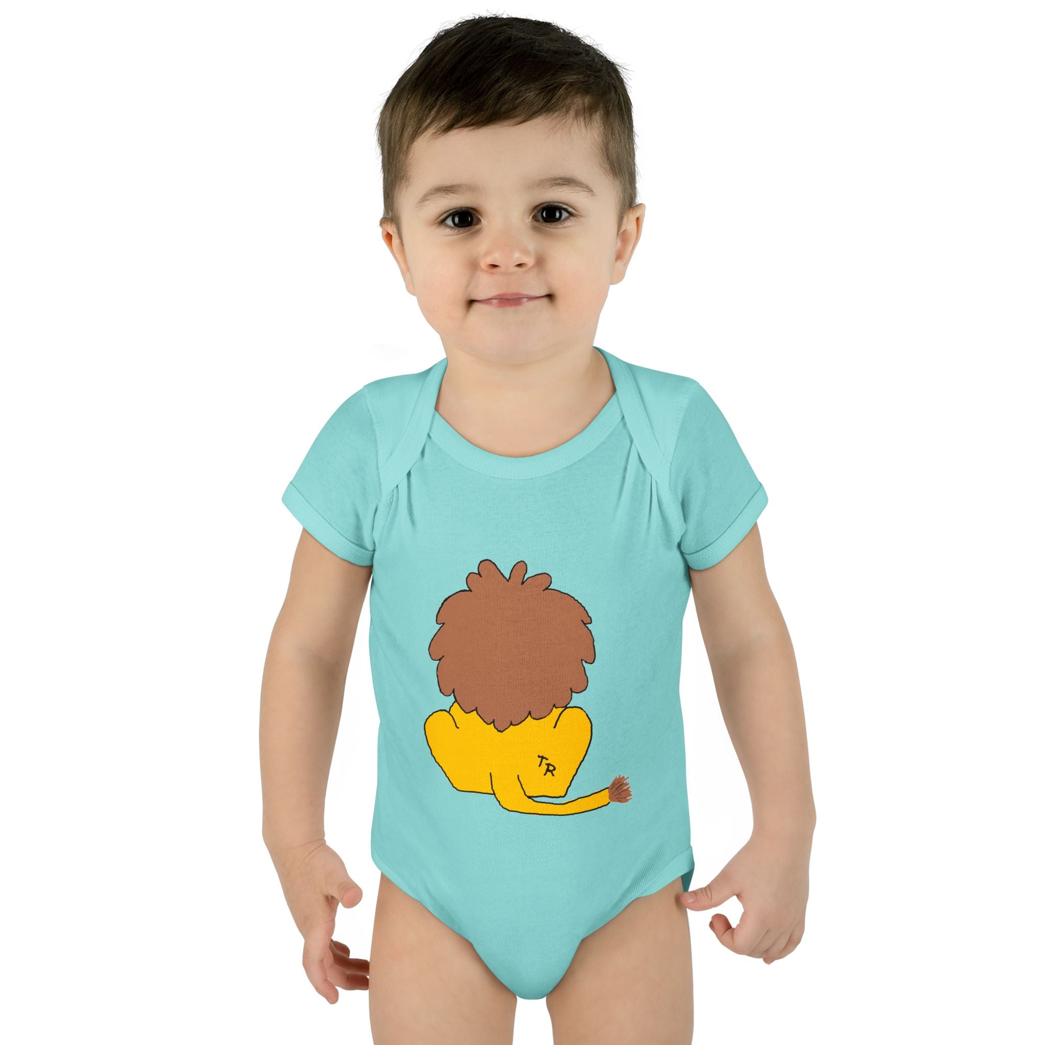 Infant Baby Rib Bodysuit - Lion