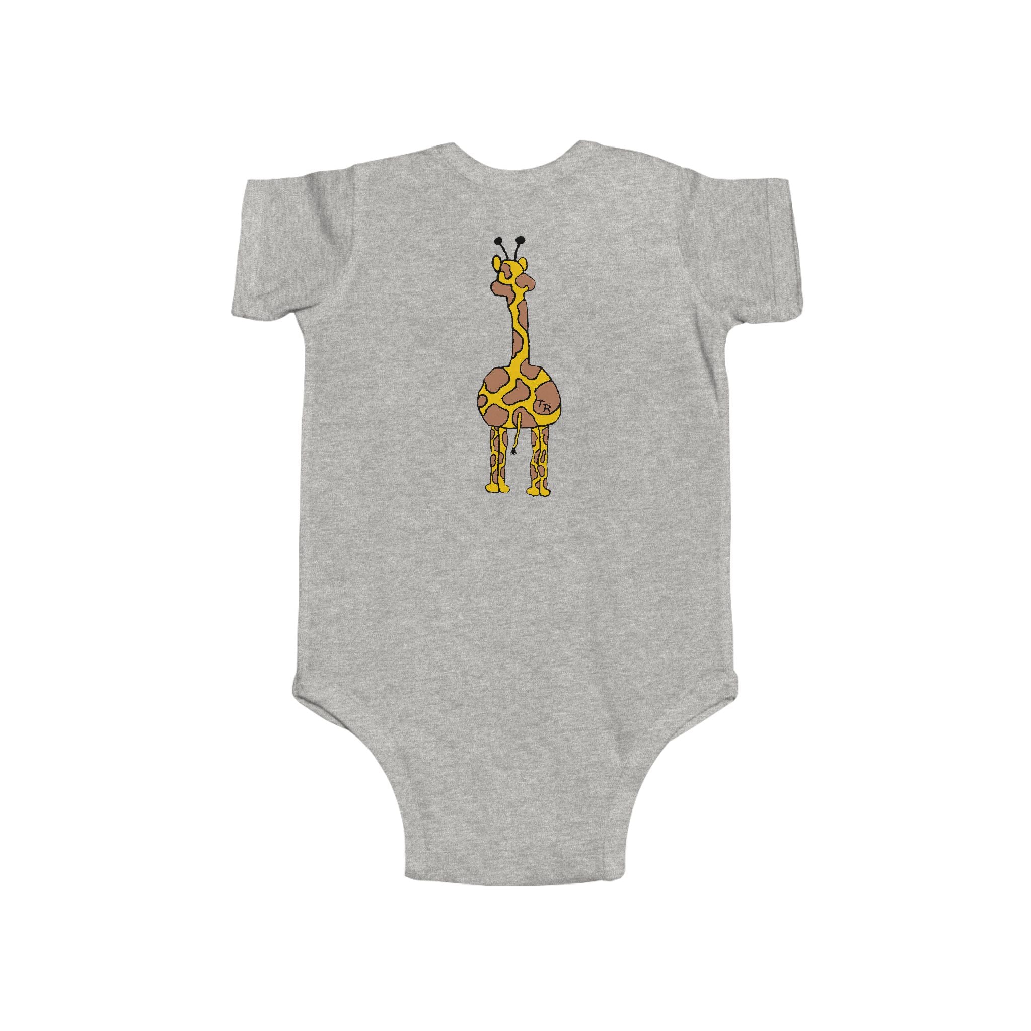 Giraffe Print Infant Bodysuit | Cute Baby Outfit for Safari Lovers