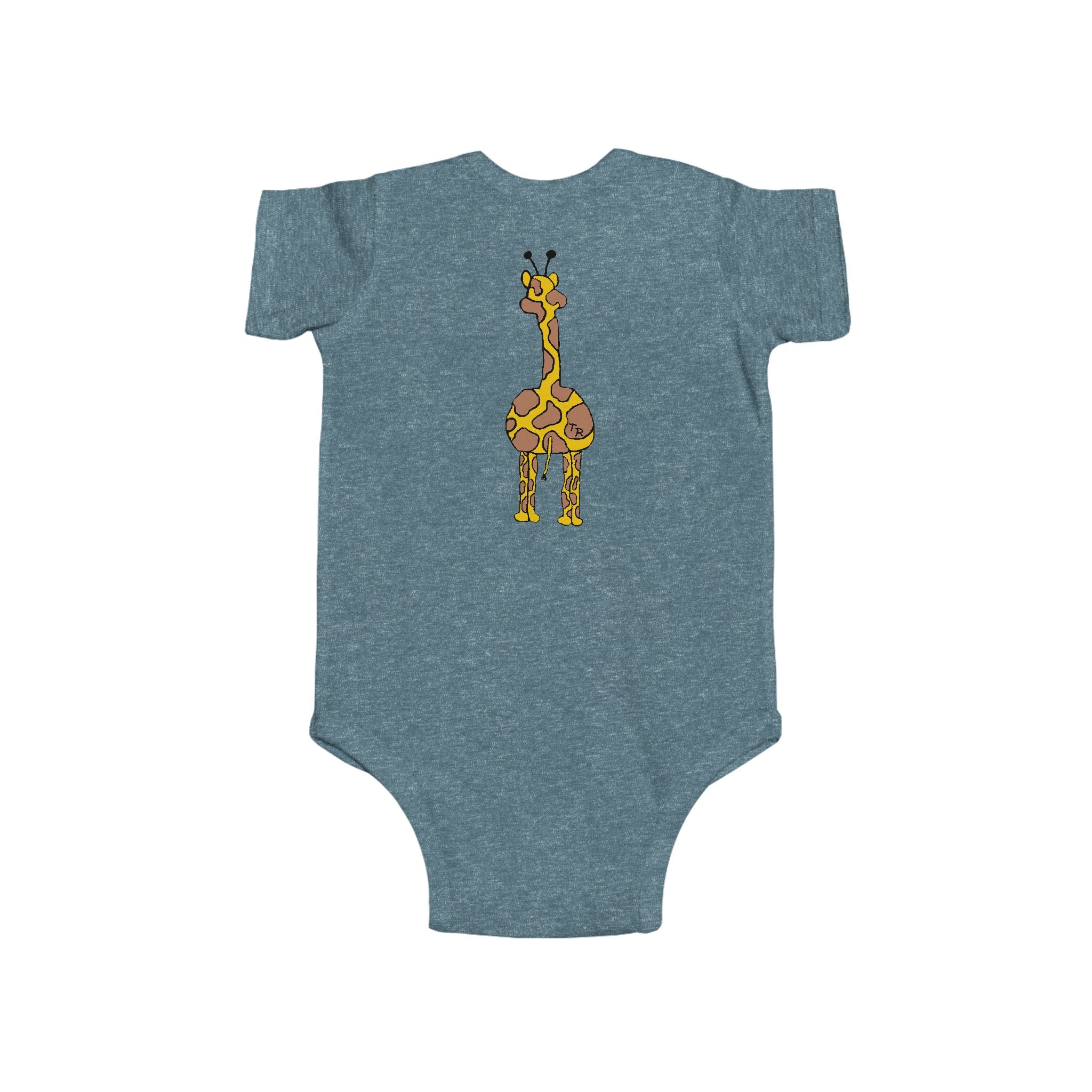 Giraffe Print Infant Bodysuit | Cute Baby Outfit for Safari Lovers
