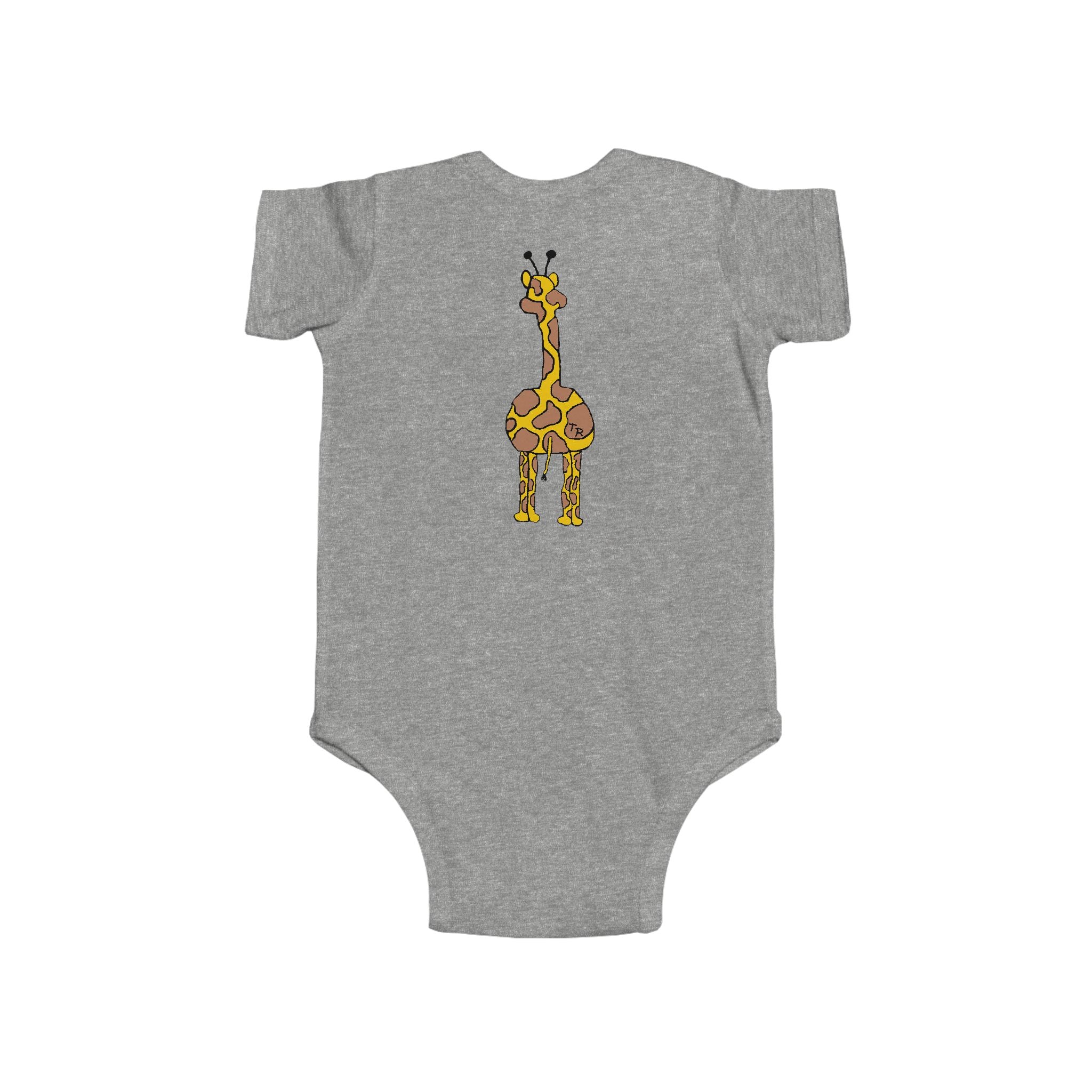 Giraffe Print Infant Bodysuit | Cute Baby Outfit for Safari Lovers