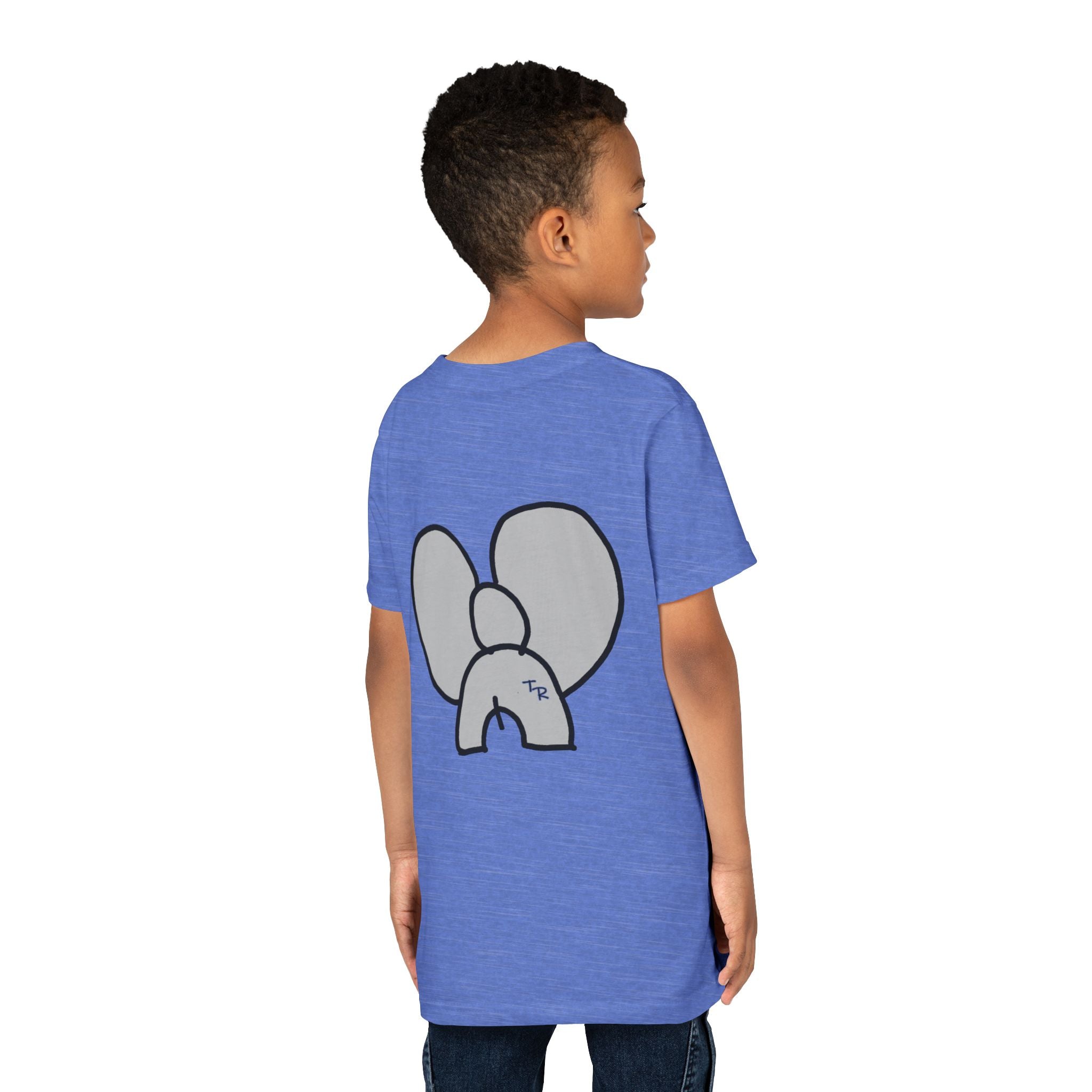 Youth Tee - Animals Front - Elephant