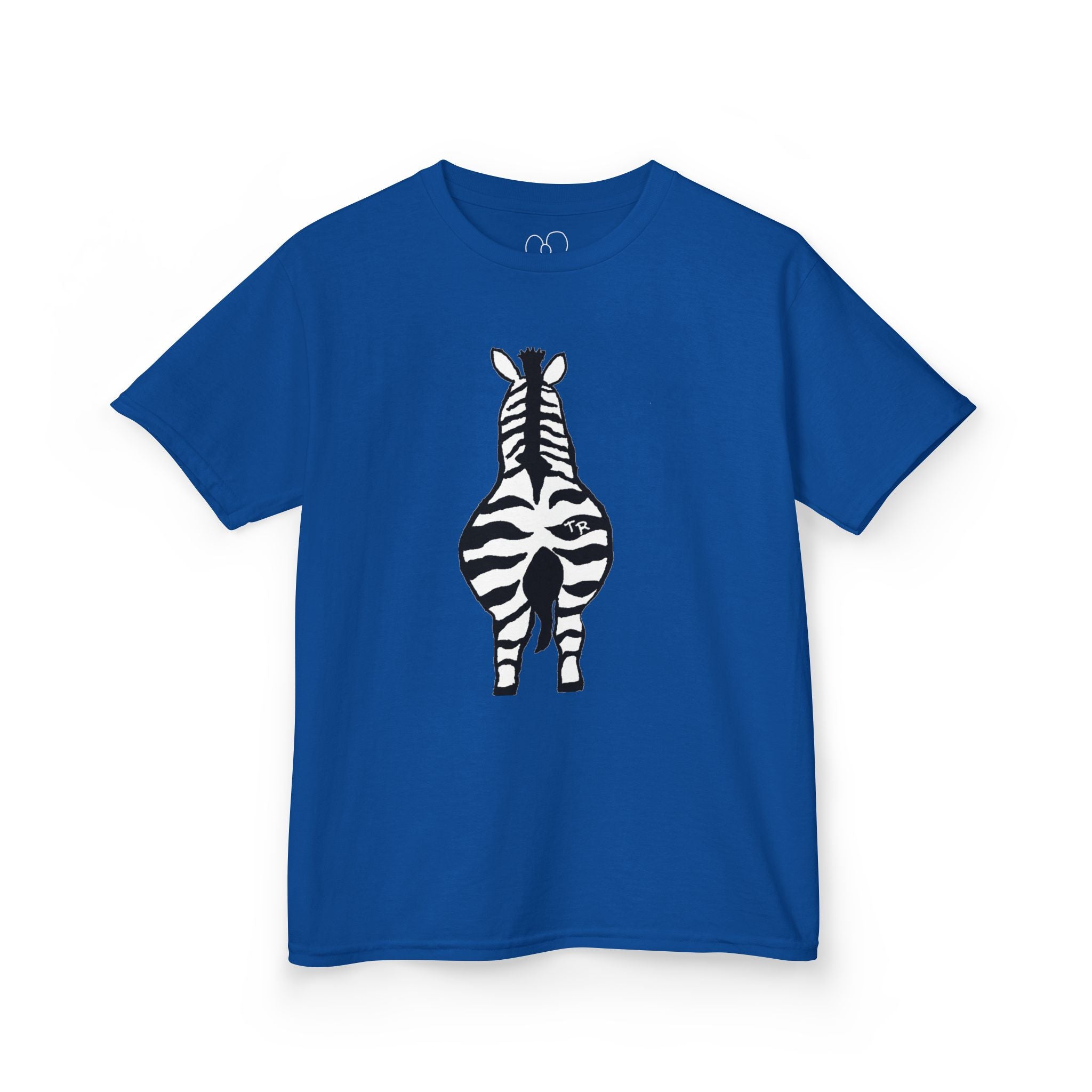 Talleyrand Bands Youth T-shirt with Zebra print front.