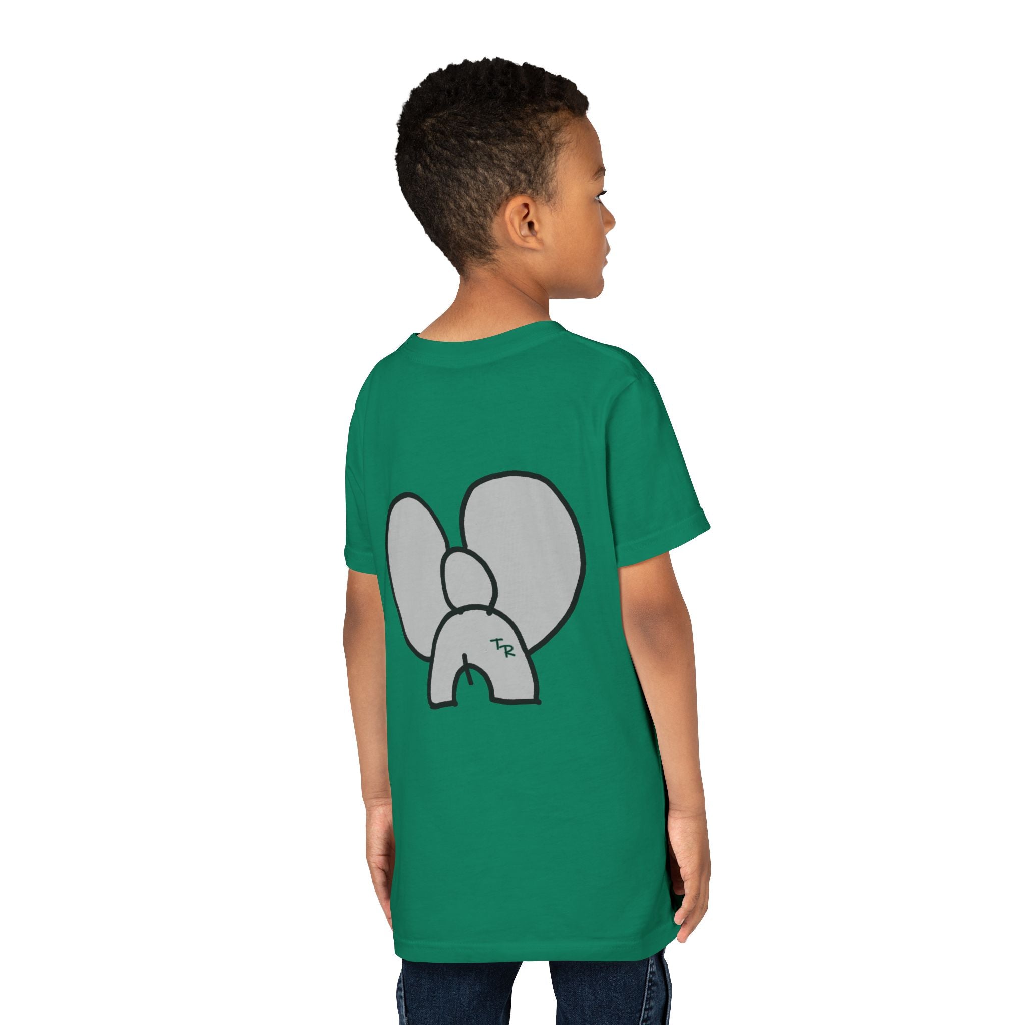 Youth Tee - Animals Front - Elephant