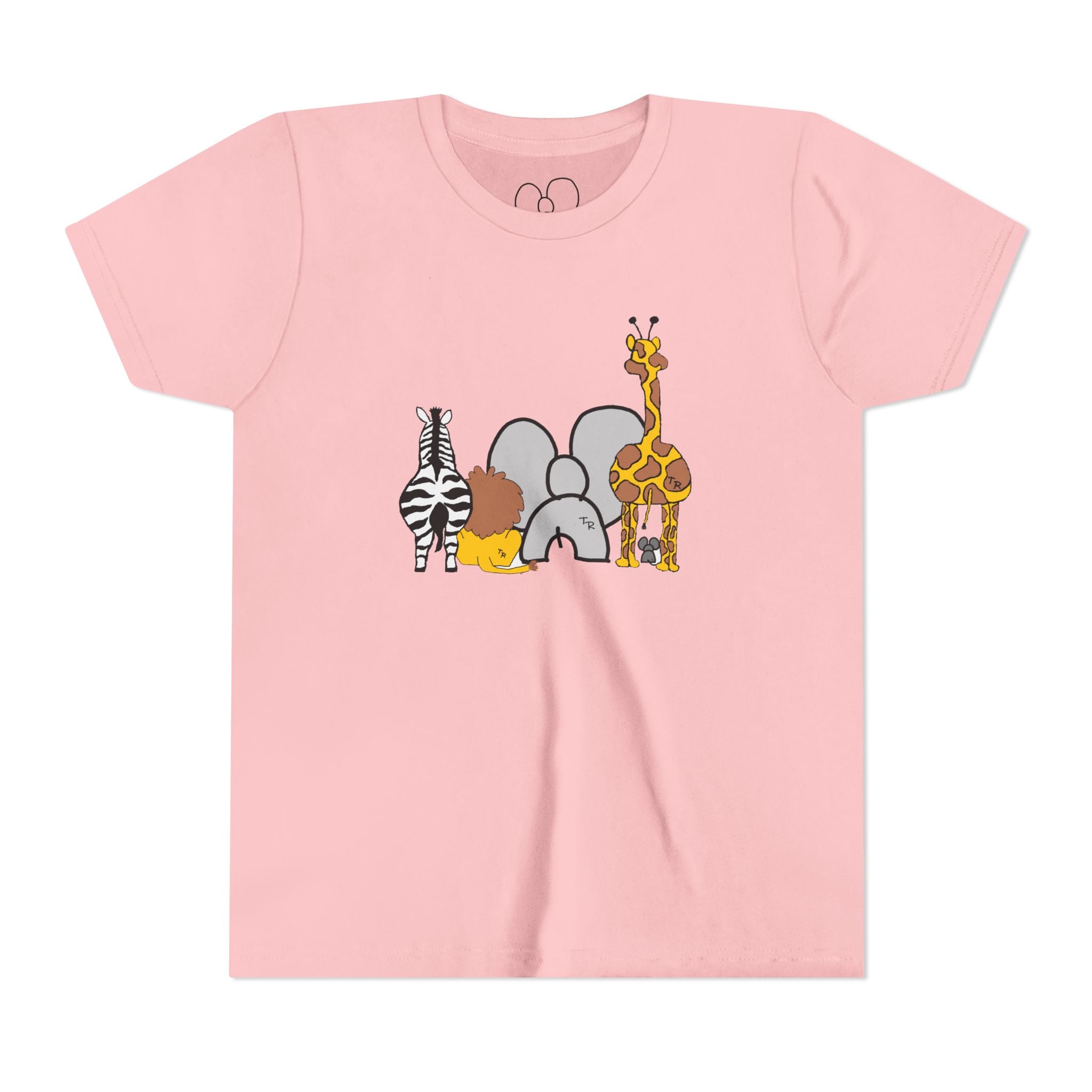 Youth Tee - Animals Front - Elephant