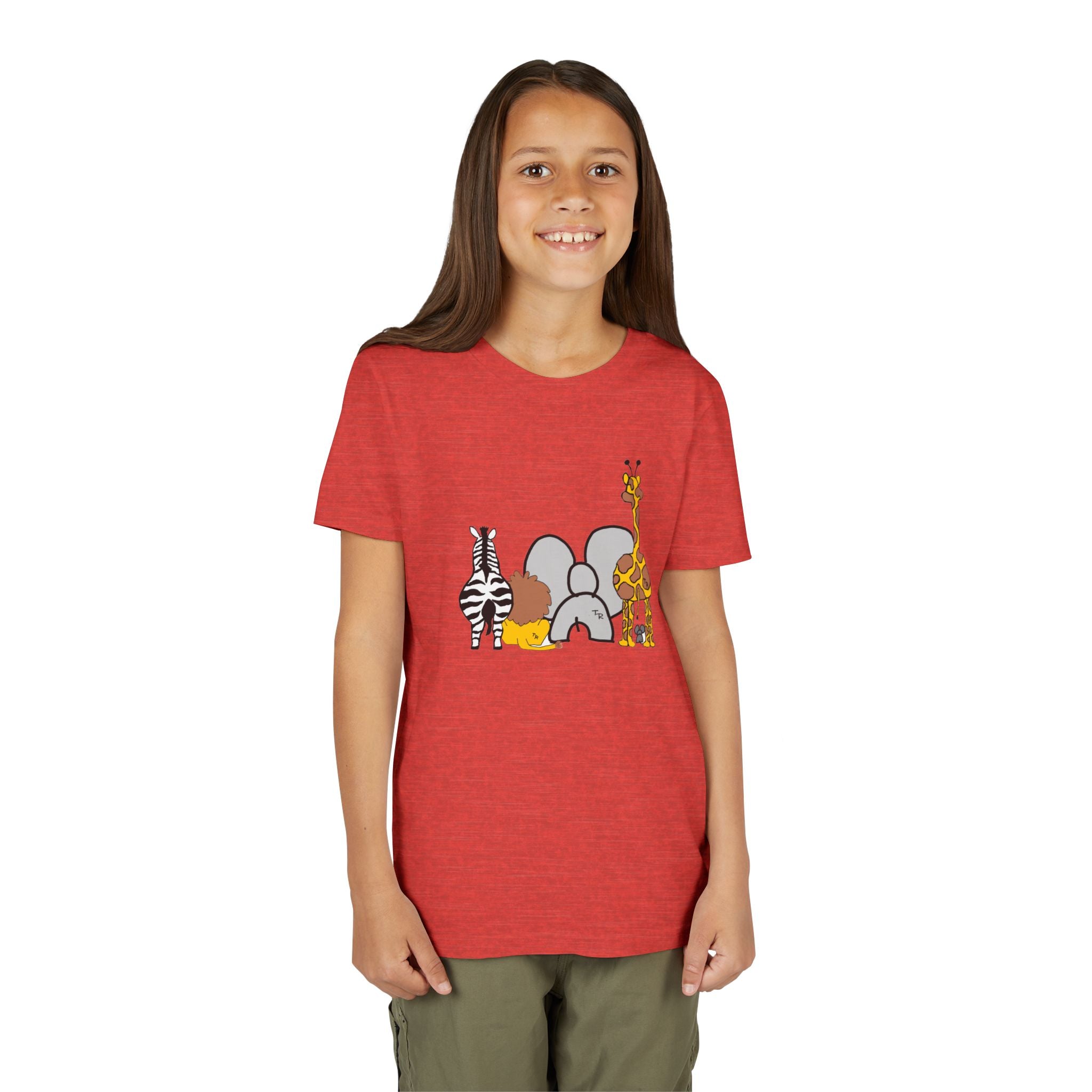 Youth Tee - Animals Front - Elephant