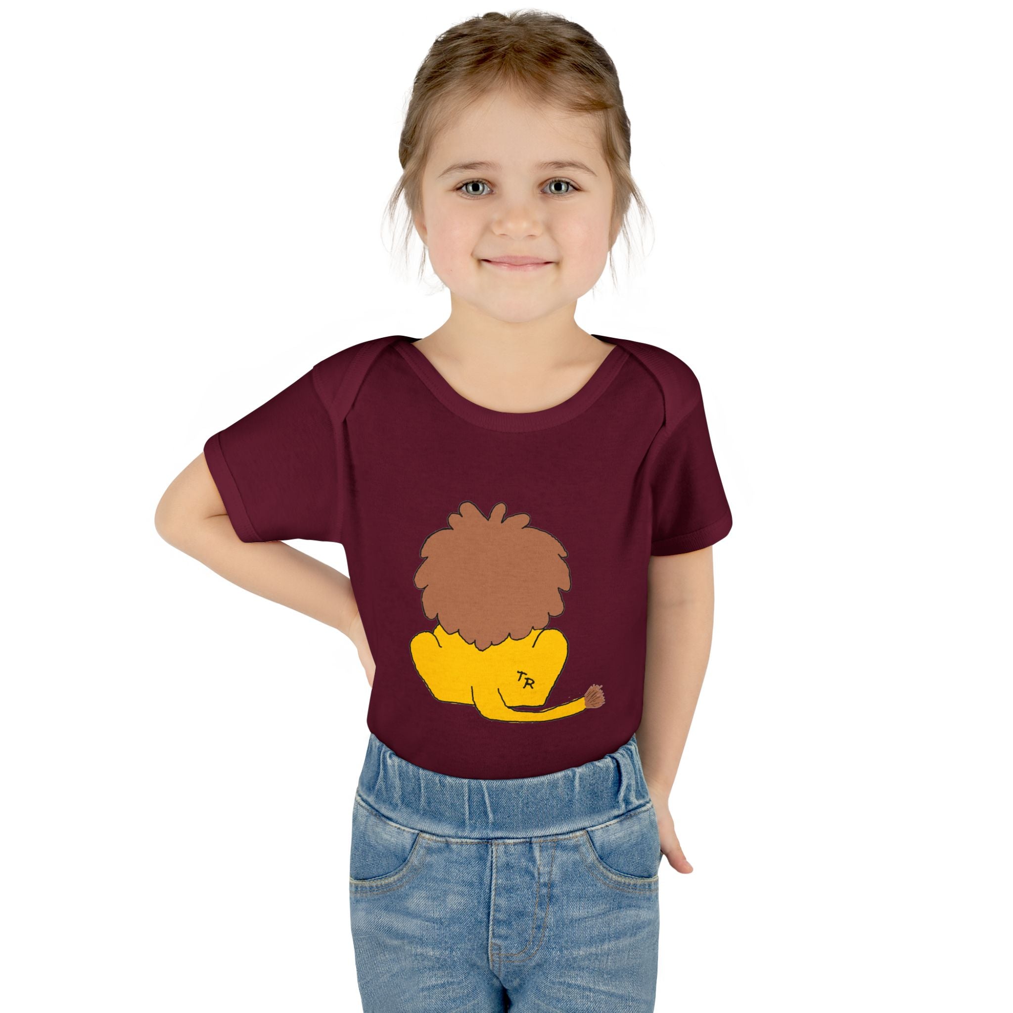 Infant Baby Rib Bodysuit - Lion
