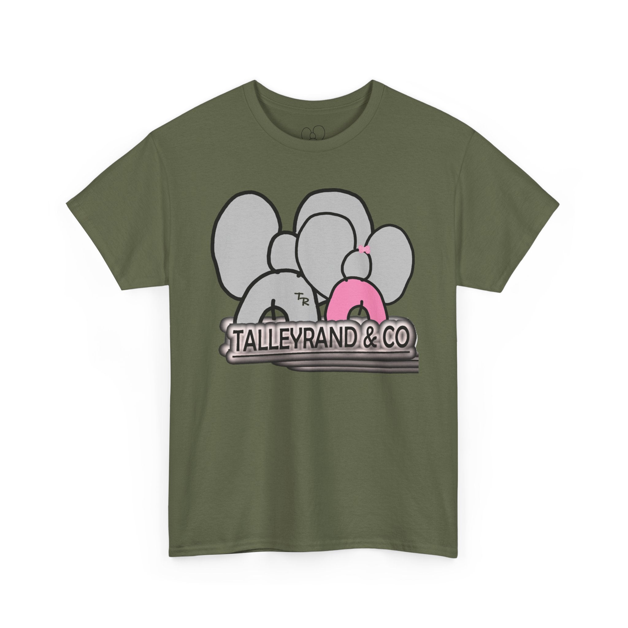 Elephant Crew Graphic Tee — TalleyRand & Co. Cute Pink Accent