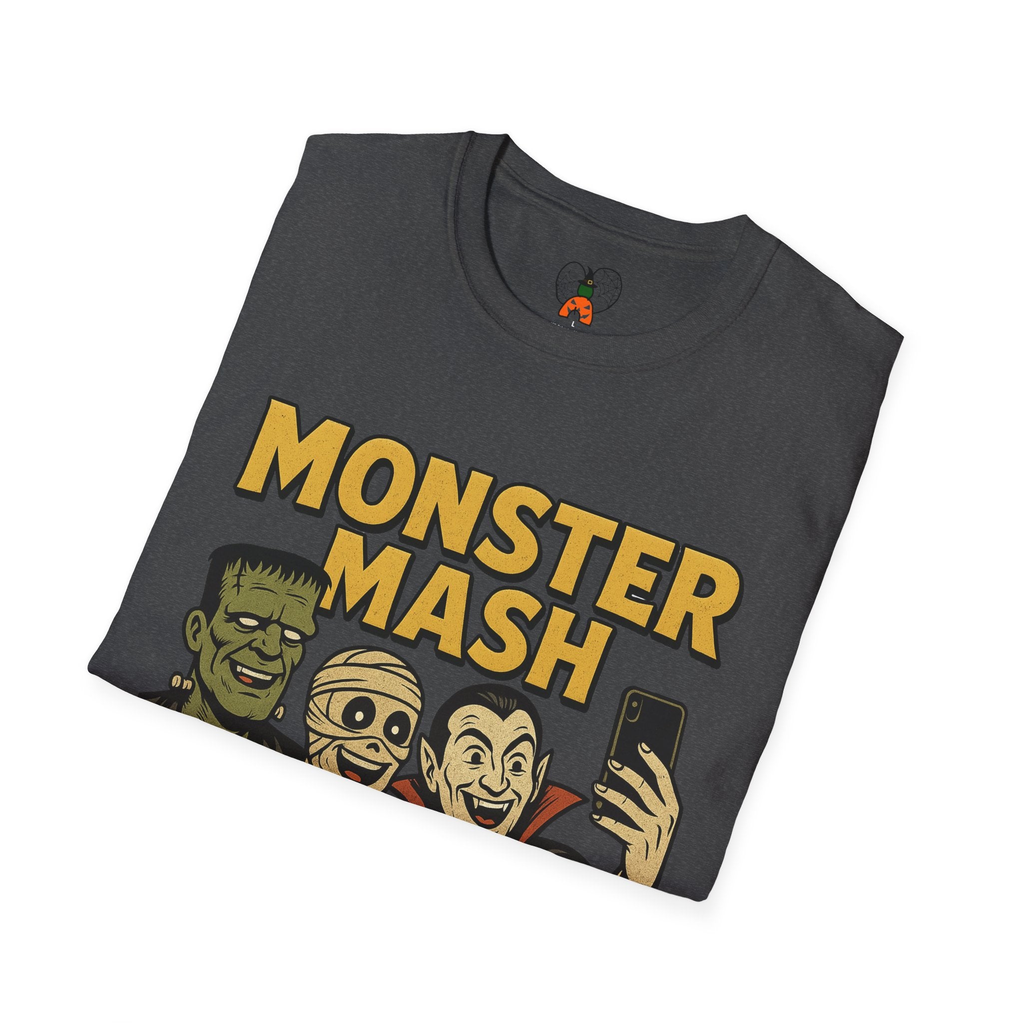 Halloween Monster Mash Social Club T-Shirt, Unisex Softstyle Tee, Spooky Party Shirt, Halloween Costume Tee, Fun Graphic Tee