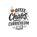 Sticker Set - Coffee, Chaos, Curriculum Kiss-Cut Stickers