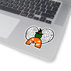 Halloween Pumpkin Witch Kiss-Cut Stickers | Spooky Decor, Fall Crafting, Laptop Stickers, Party Favors, Trick or Treat