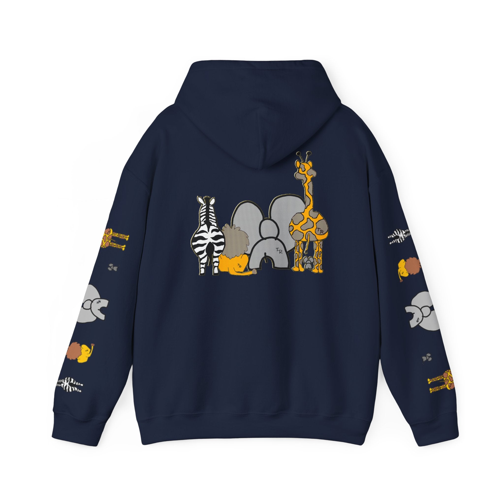 Talleyrand Band Hooded Sweatshirt Text Front/ picture back and picture sleeves