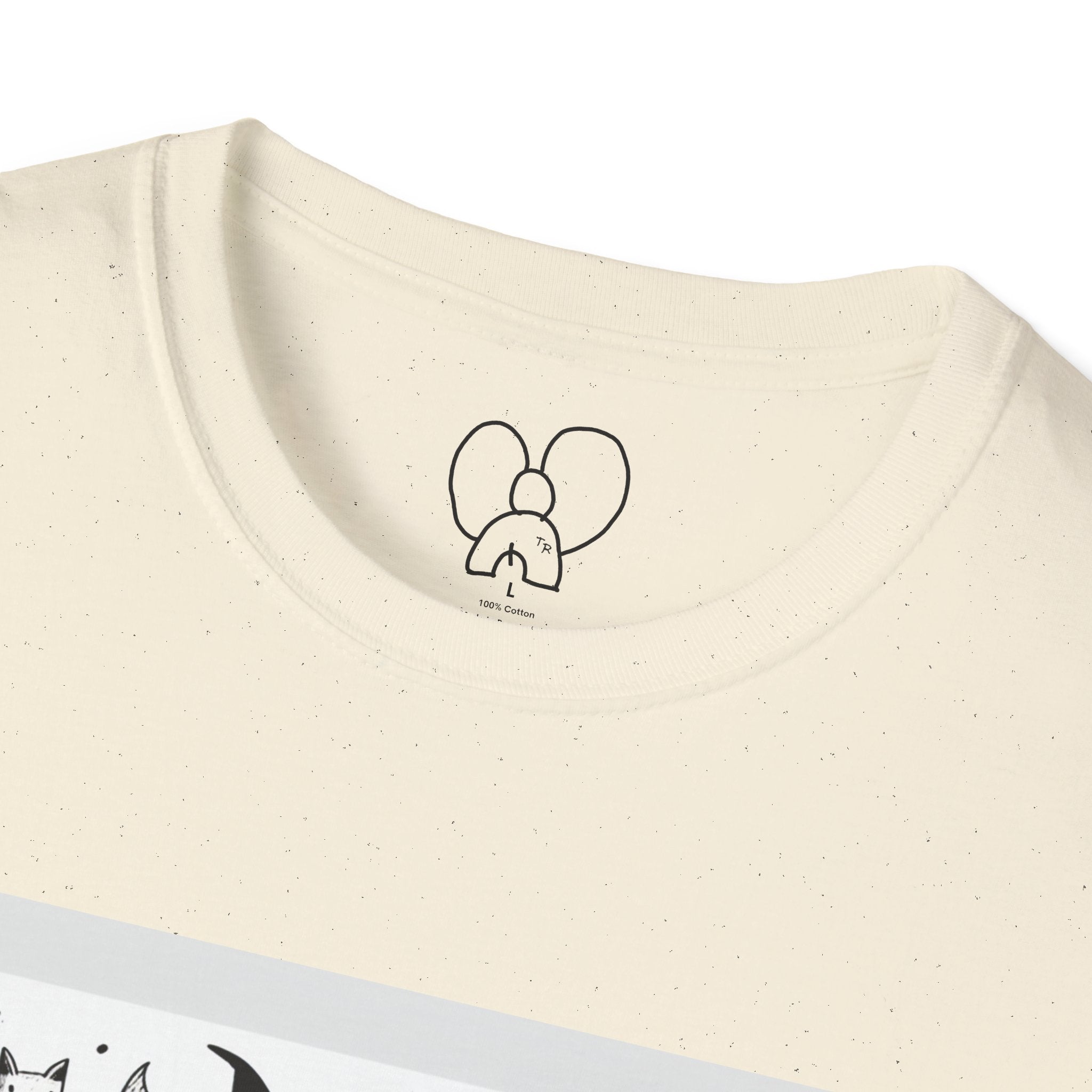 Cute Cartoon Characters Unisex T-Shirt, Graphic Tee, Fun Gift for Kids, Comfortable Apparel, Halloween, Birthday Shirt