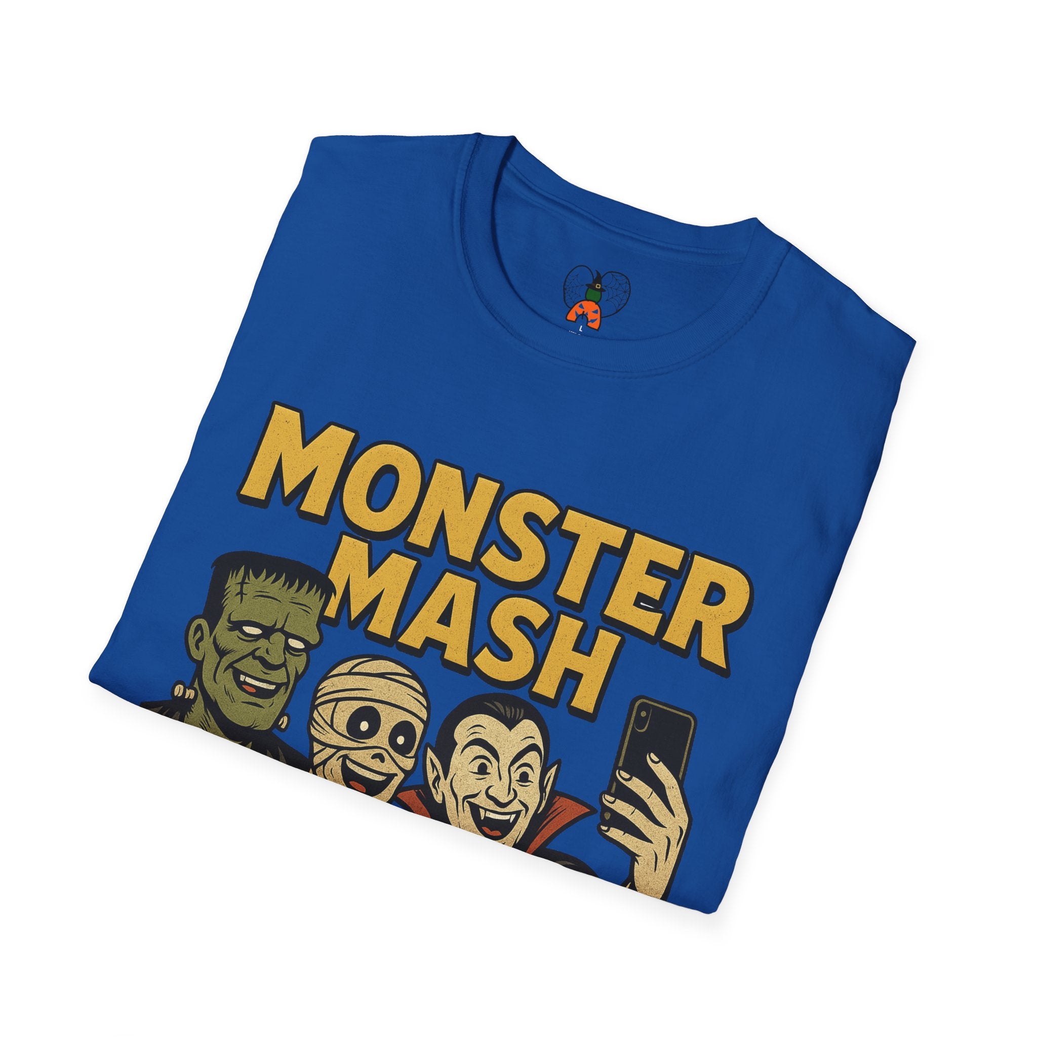 Halloween Monster Mash Social Club T-Shirt, Unisex Softstyle Tee, Spooky Party Shirt, Halloween Costume Tee, Fun Graphic Tee