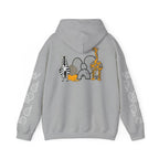 Talleyrand Band Hooded Sweatshirt Text Front/ picture back and picture sleeves