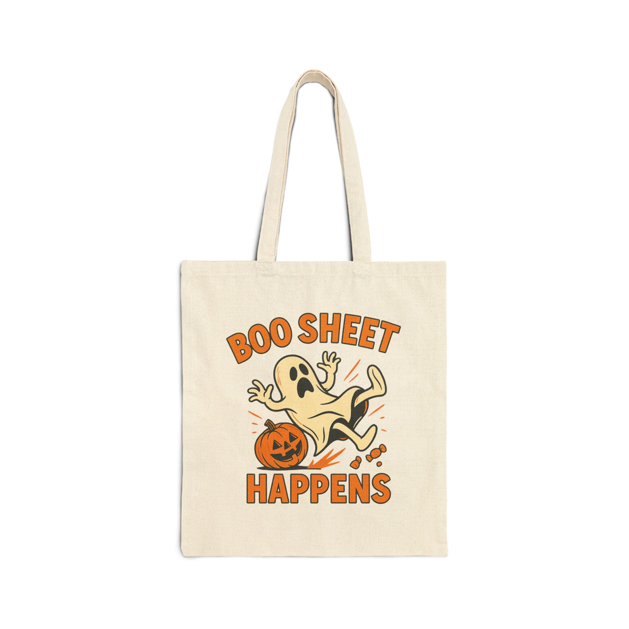 Halloween Ghost Tote Bag - Creep It Real, Eco-Friendly Shopping Bag, Fall Festival, Trick or Treat