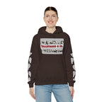 Talleyrand Band Hooded Sweatshirt Text Front/ picture back and picture sleeves