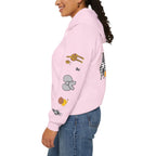 Talleyrand Band Hooded Sweatshirt Text Front/ picture back and picture sleeves