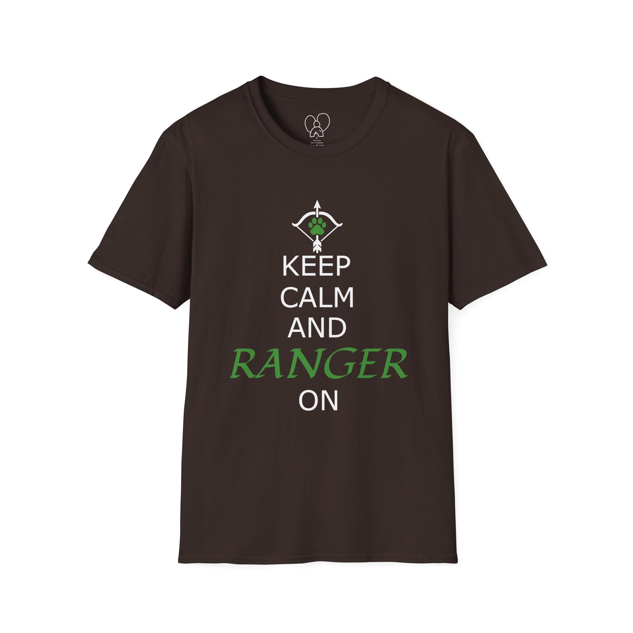 Relaxed Ranger Graphic T-Shirt with Inspiring Quote, Adventure Tee, Nature Lover Shirt, Gift for Outdoorsy Friends, Camping Apparel