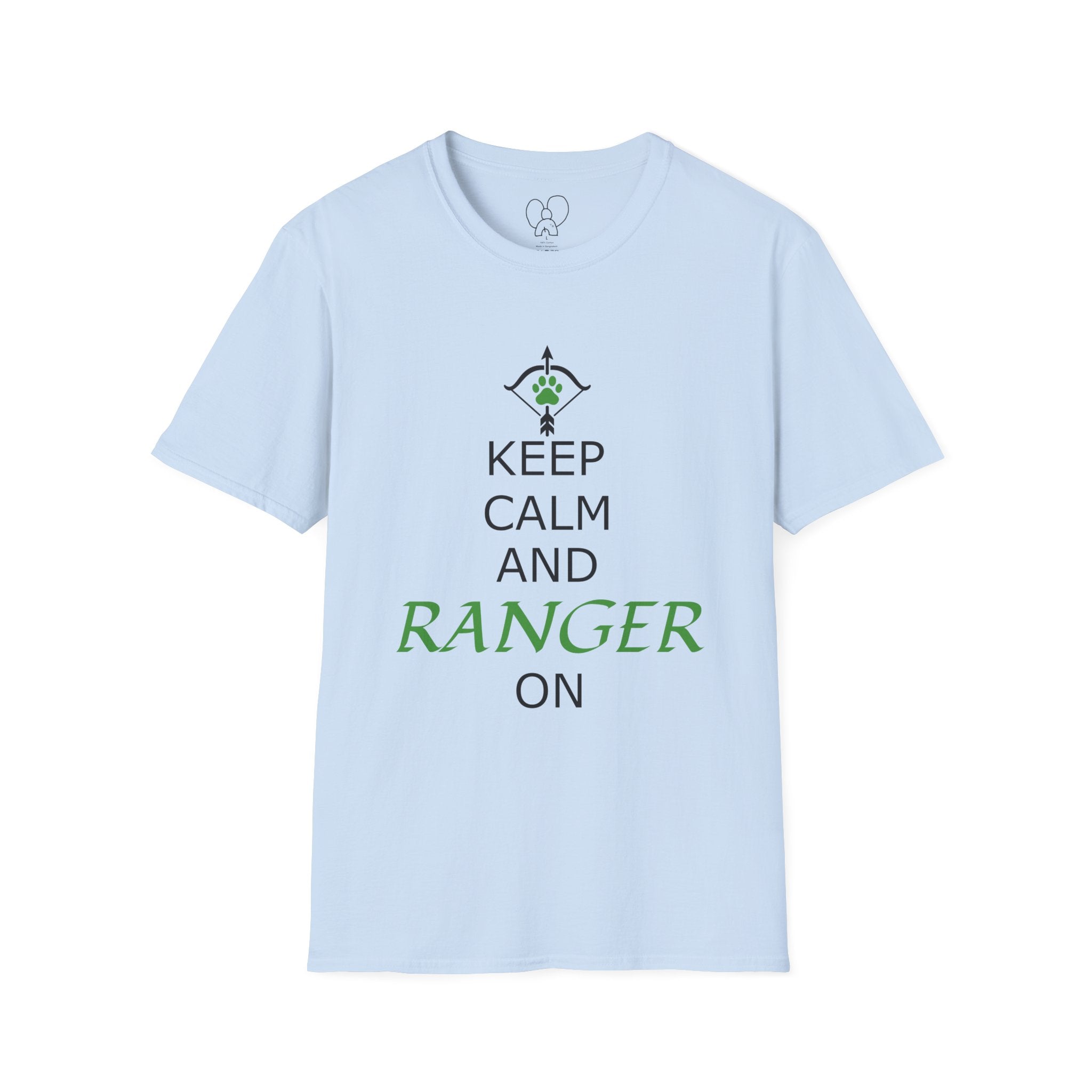 Relaxed Ranger Graphic T-Shirt with Inspiring Quote, Adventure Tee, Nature Lover Shirt, Gift for Outdoorsy Friends, Camping Apparel