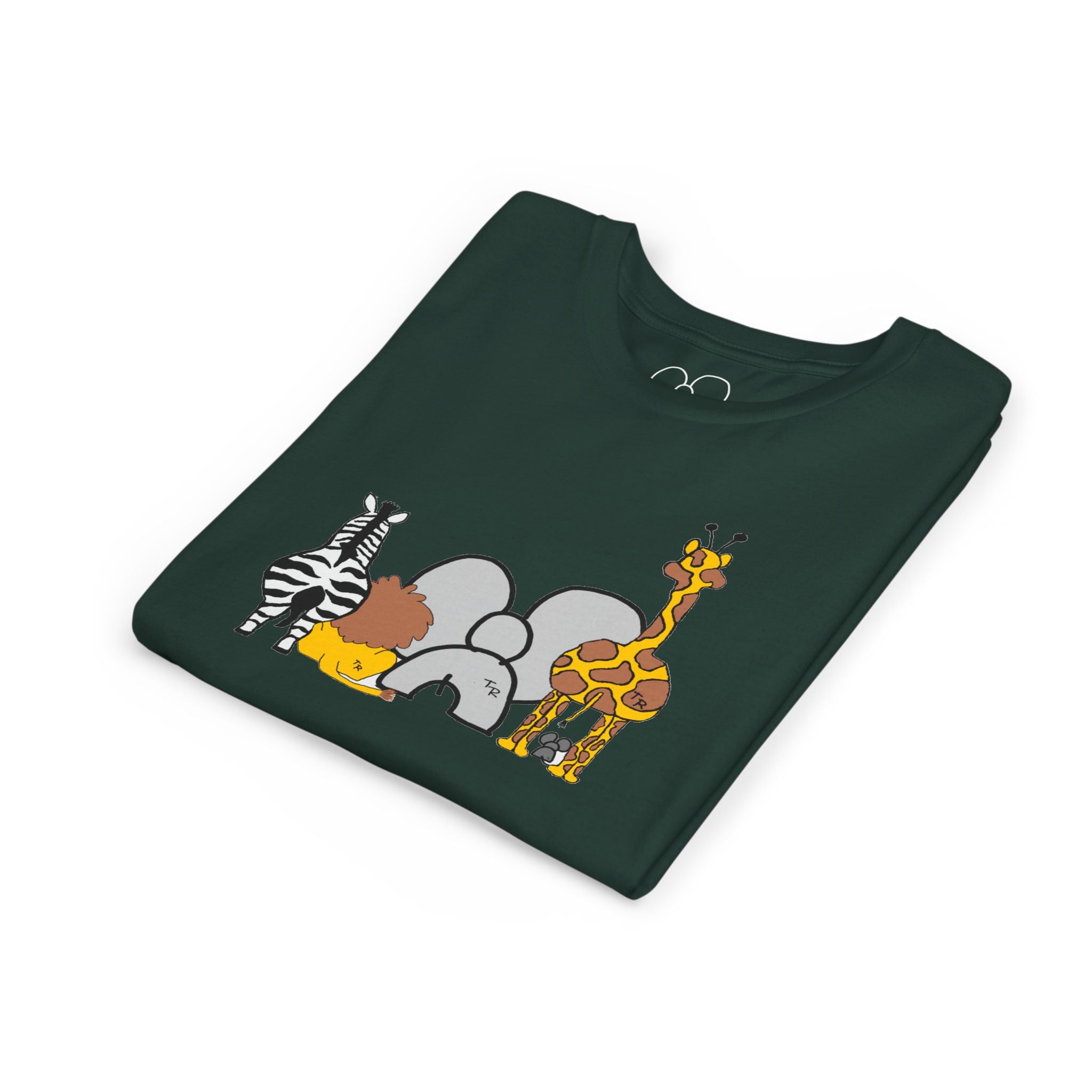 Youth Tee - Animals Front - Elephant