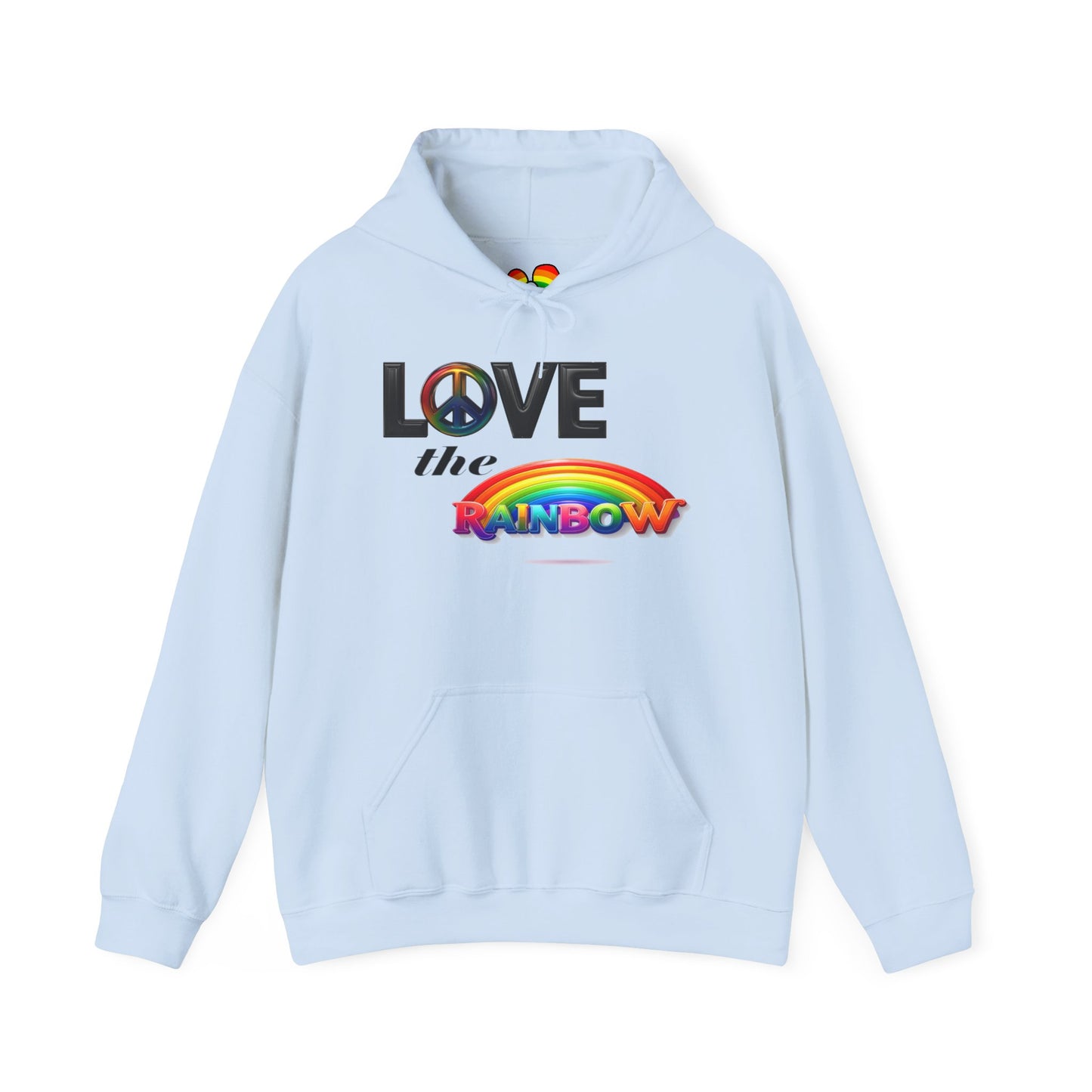 Rainbow Love Peace Hoodie