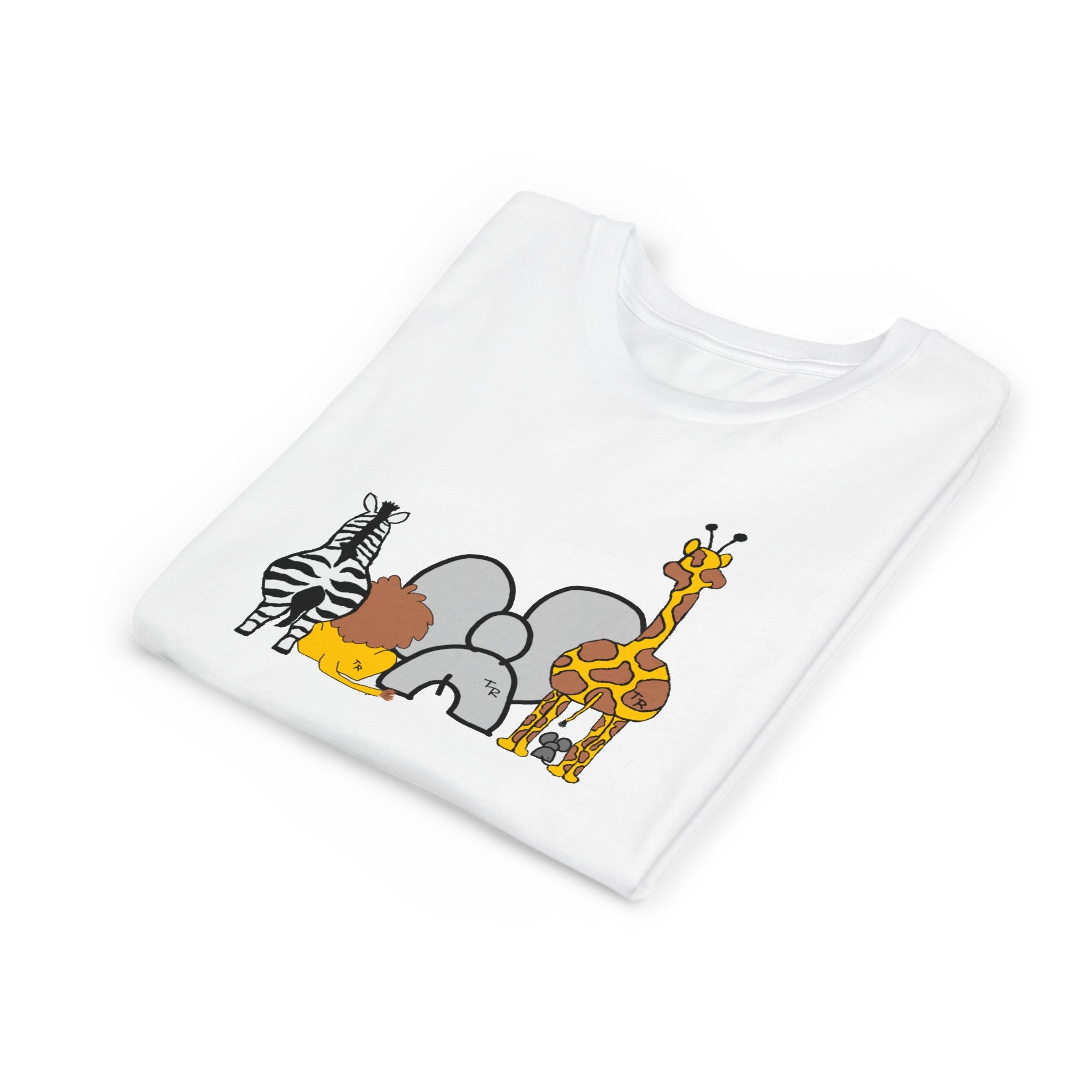 Youth Tee - Animals Front - Elephant