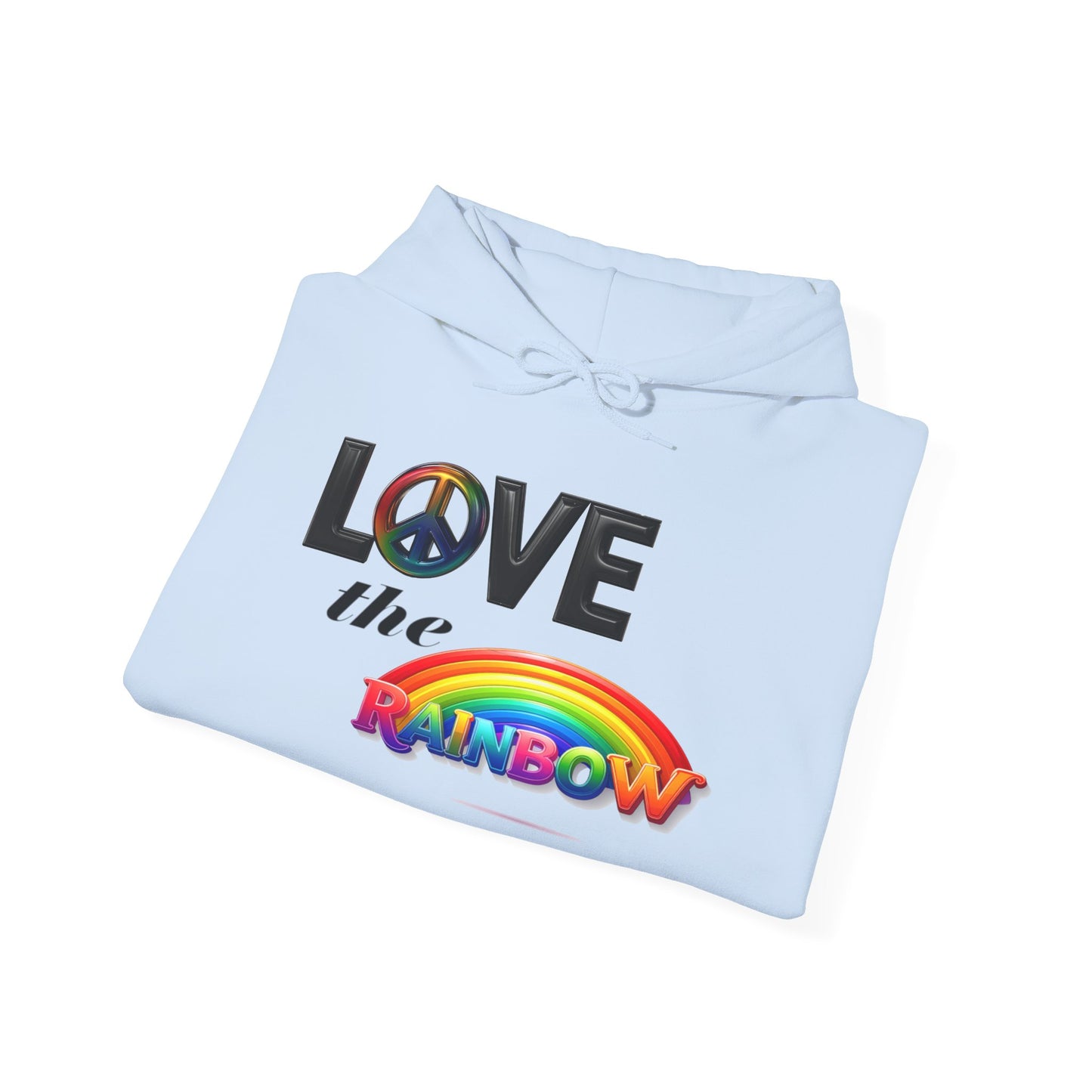 Rainbow Love Peace Hoodie