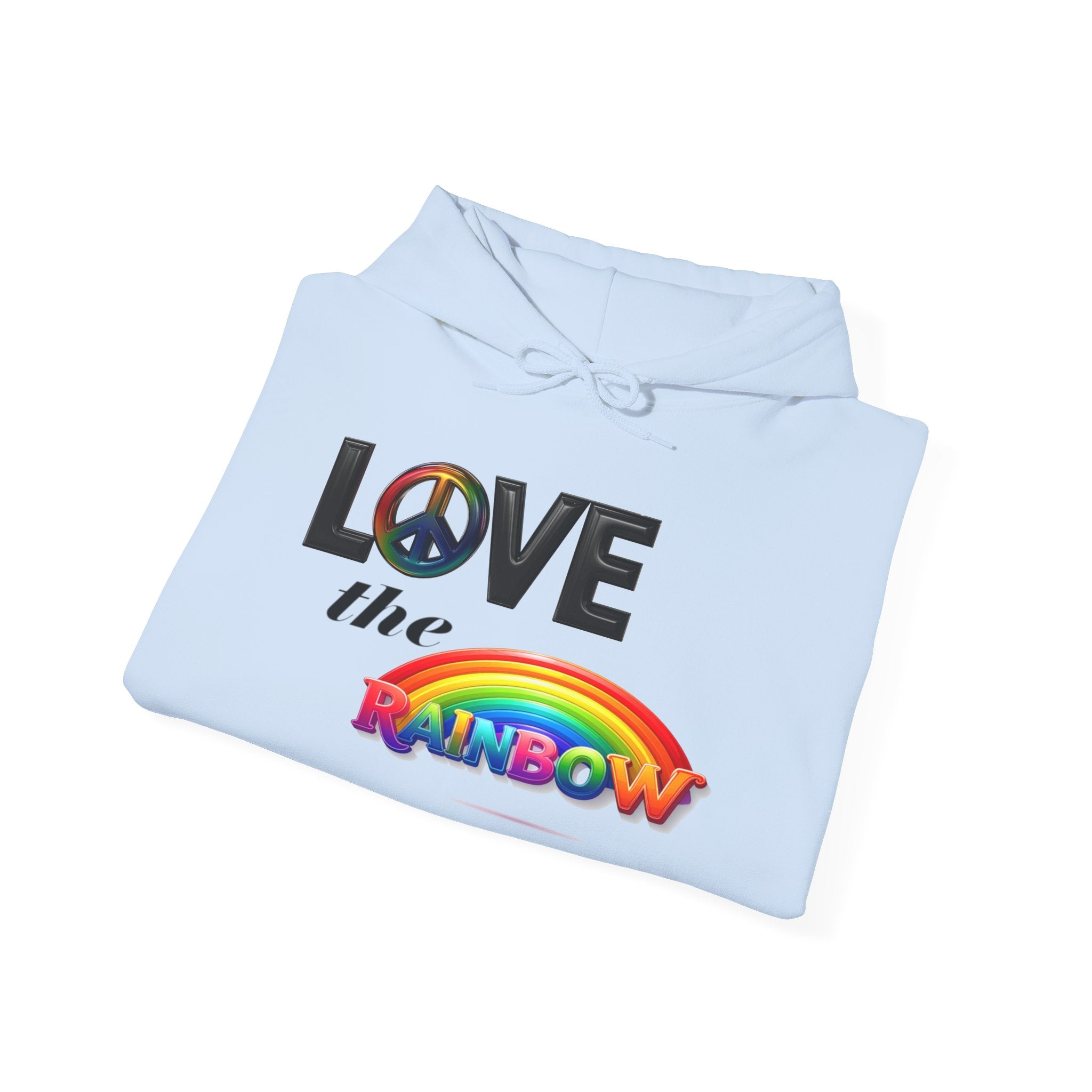 Rainbow Love Peace Hoodie