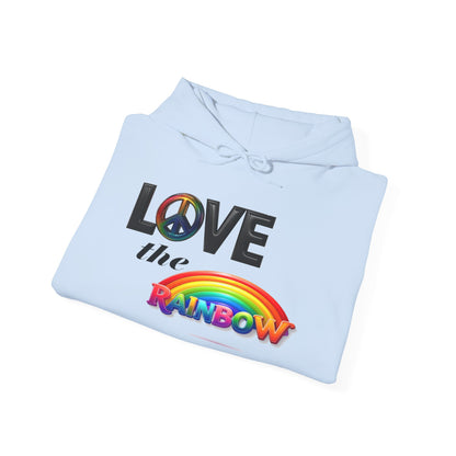 Rainbow Love Peace Hoodie