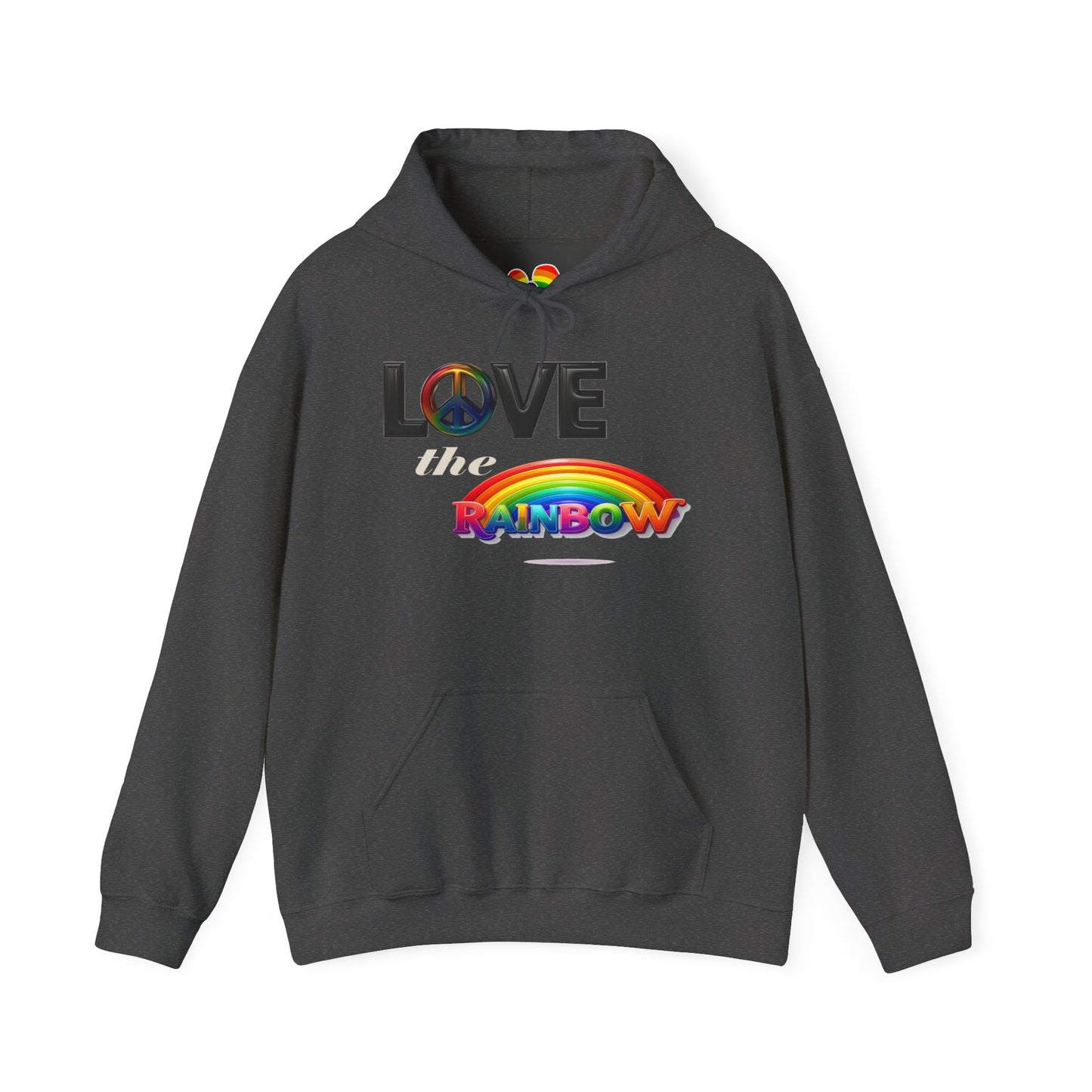 Rainbow Love Peace Hoodie