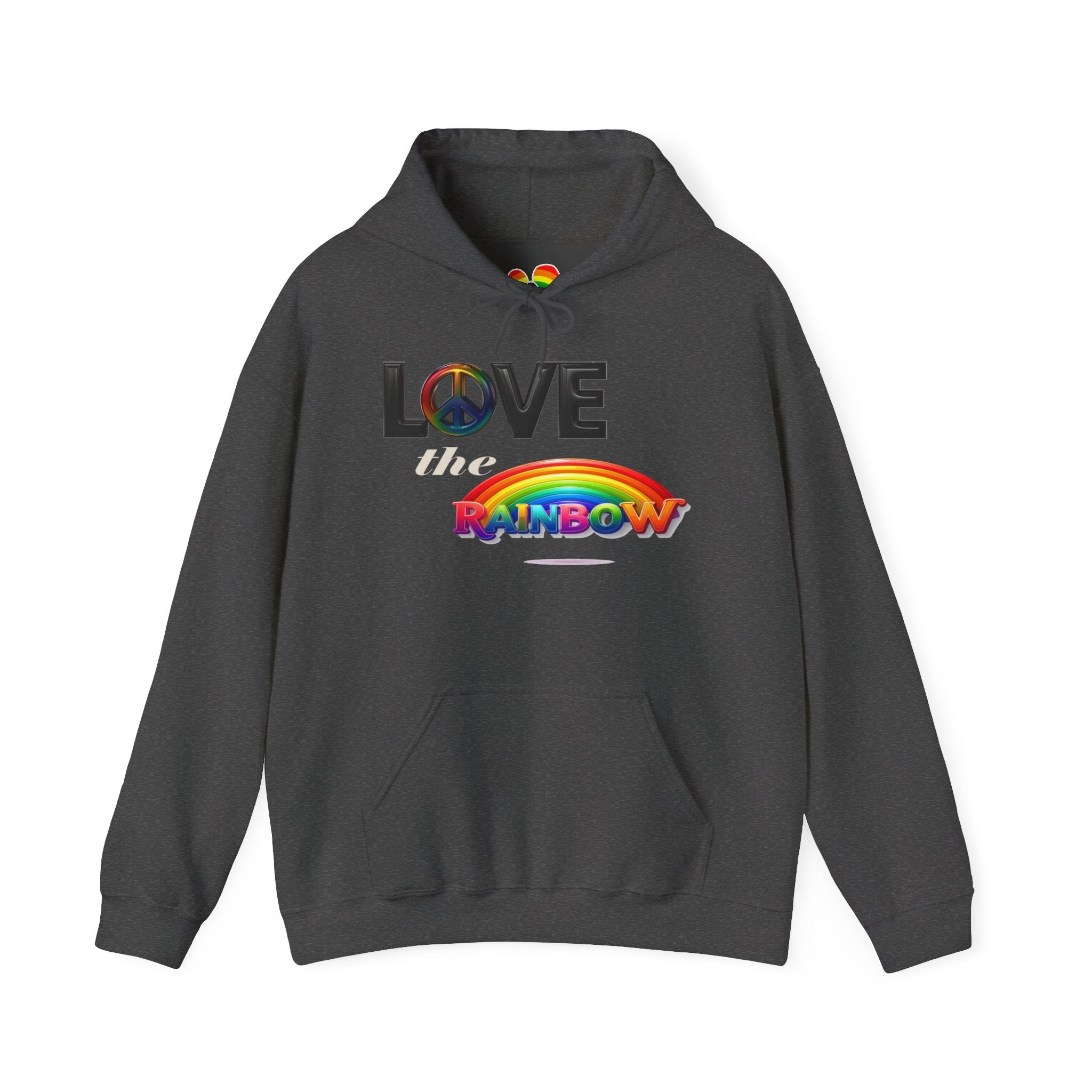 Rainbow Love Peace Hoodie