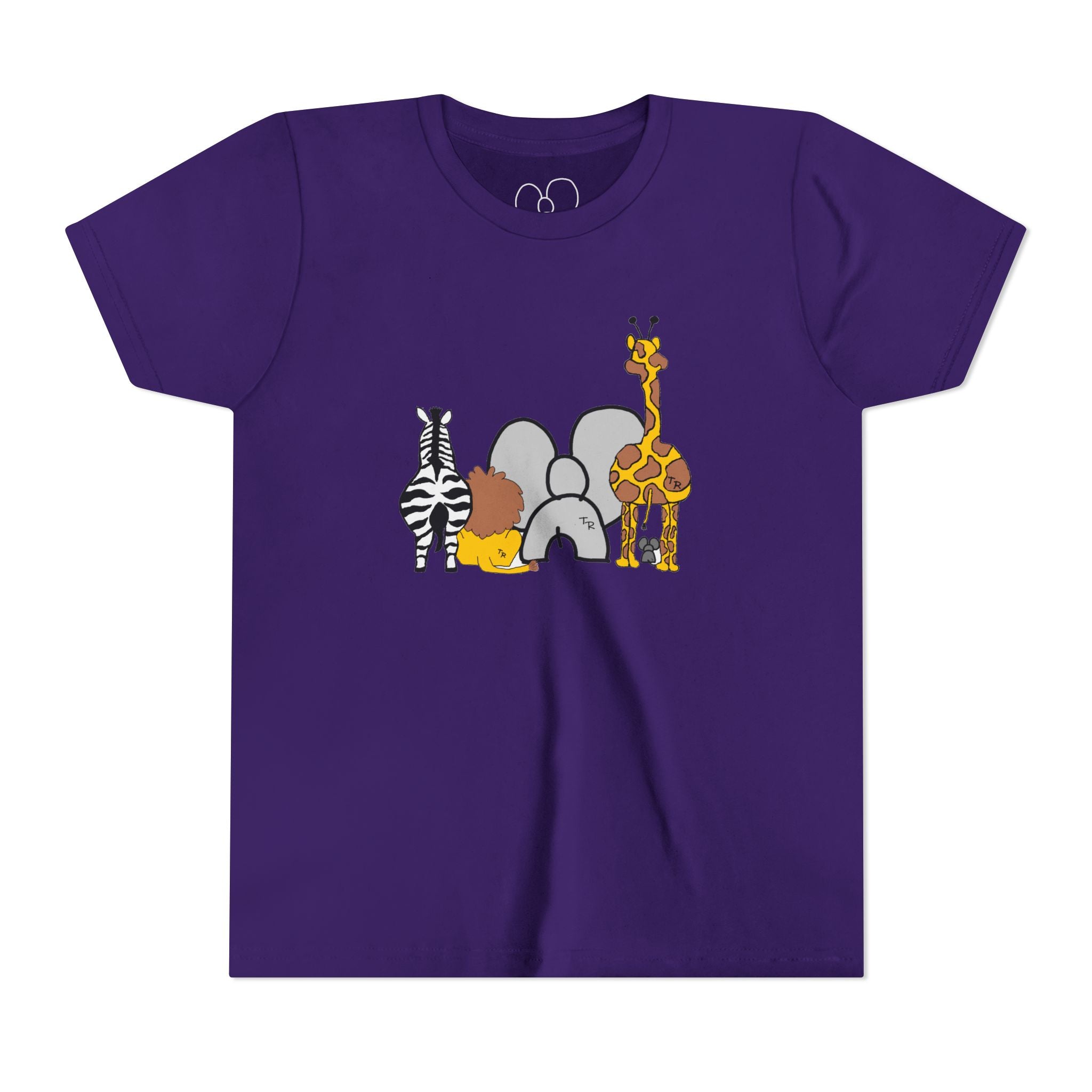 Youth Tee - Animals Front - Elephant