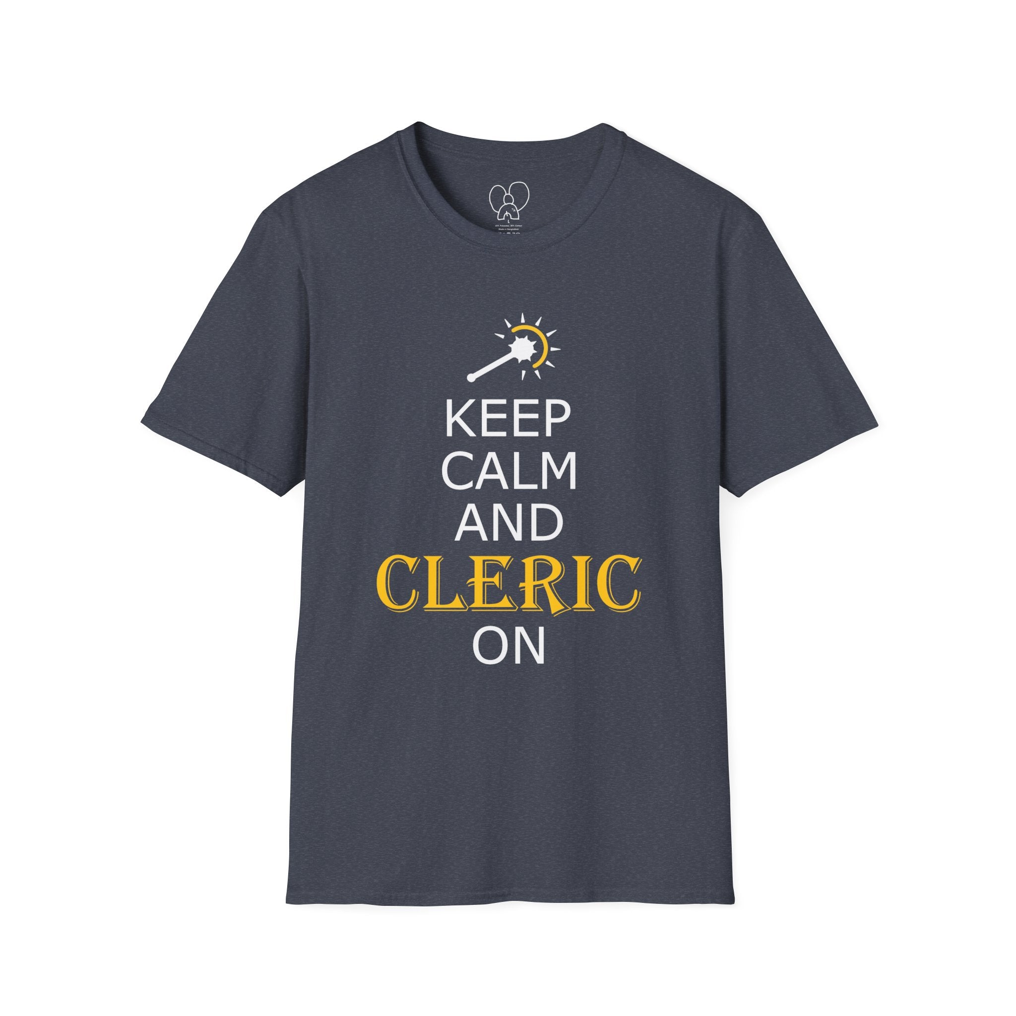 Keep Calm and Cleric On T-Shirt, Unisex