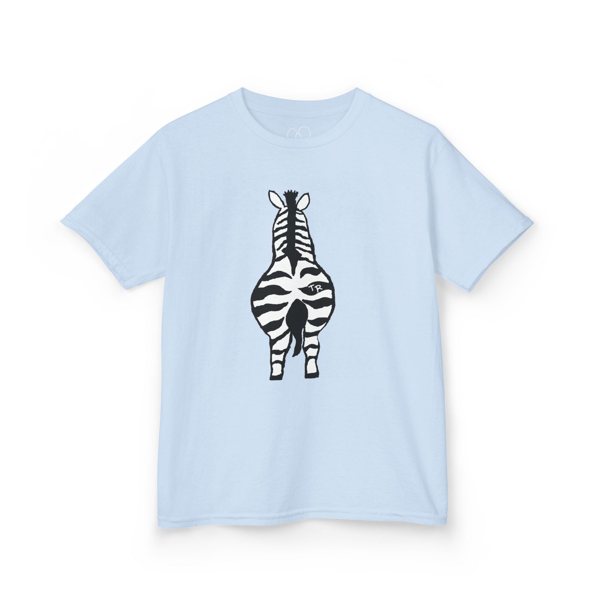 Talleyrand Bands Youth T-shirt with Zebra print front.