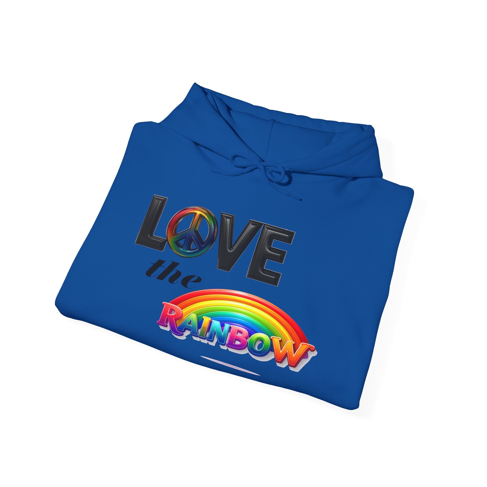 Rainbow Love Peace Hoodie