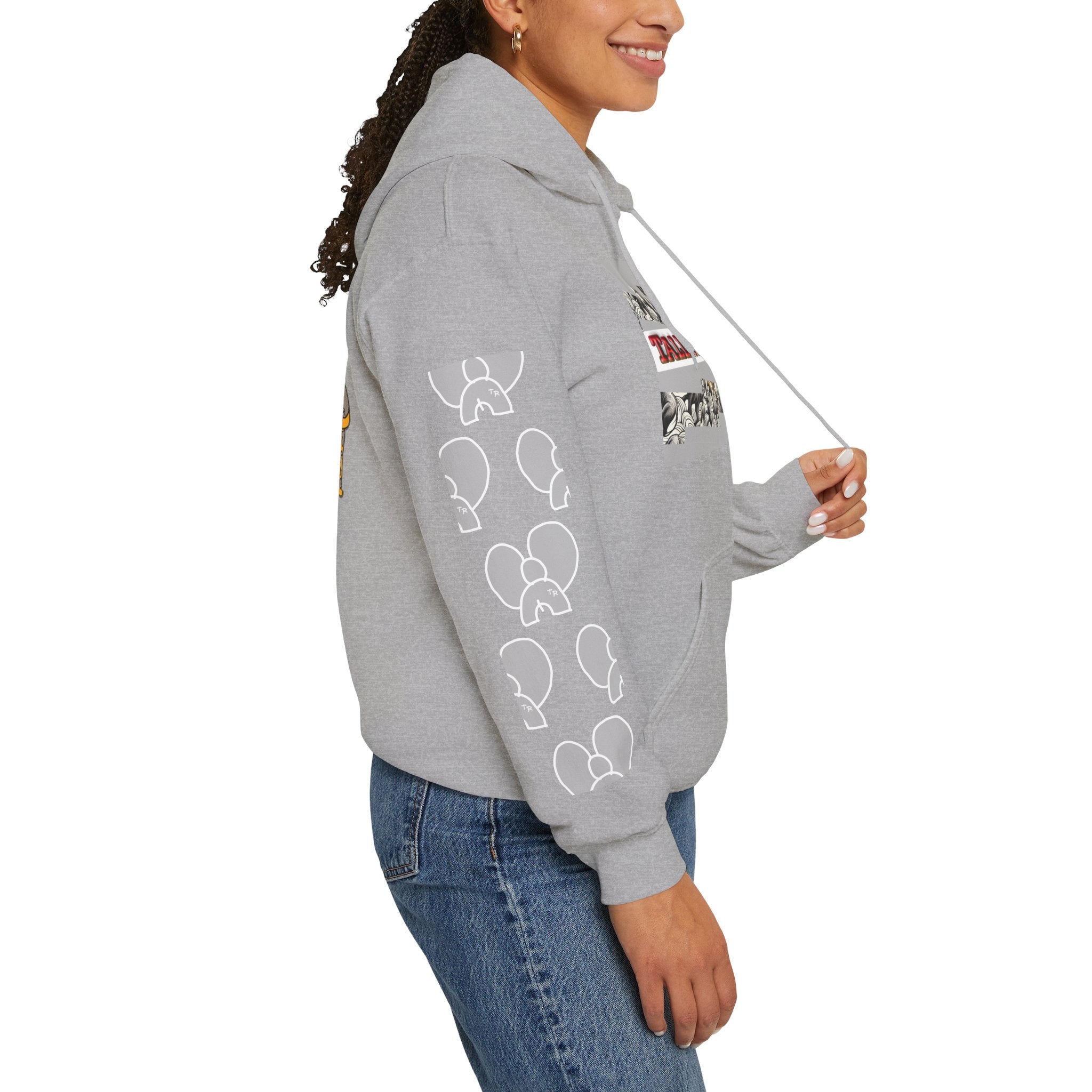 Talleyrand Band Hooded Sweatshirt Text Front/ picture back and picture sleeves