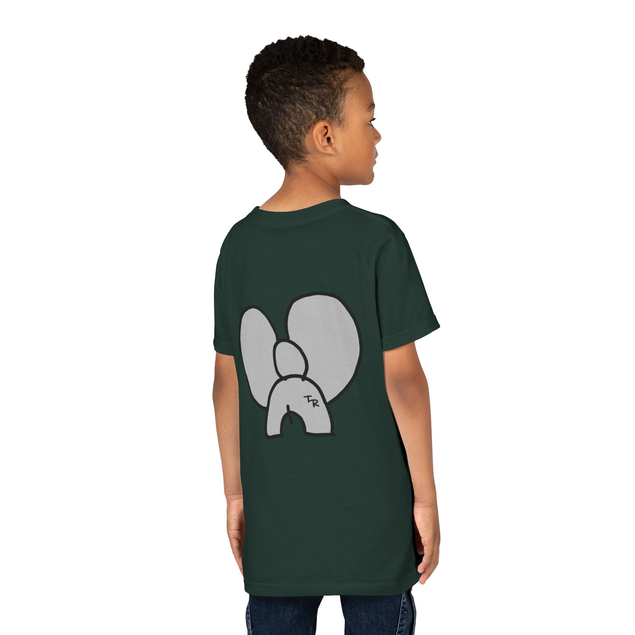 Youth Tee - Animals Front - Elephant