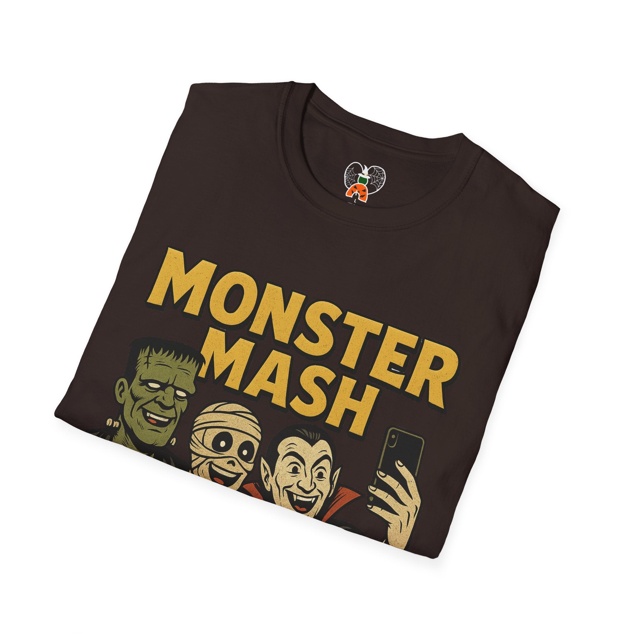 Halloween Monster Mash Social Club T-Shirt, Unisex Softstyle Tee, Spooky Party Shirt, Halloween Costume Tee, Fun Graphic Tee