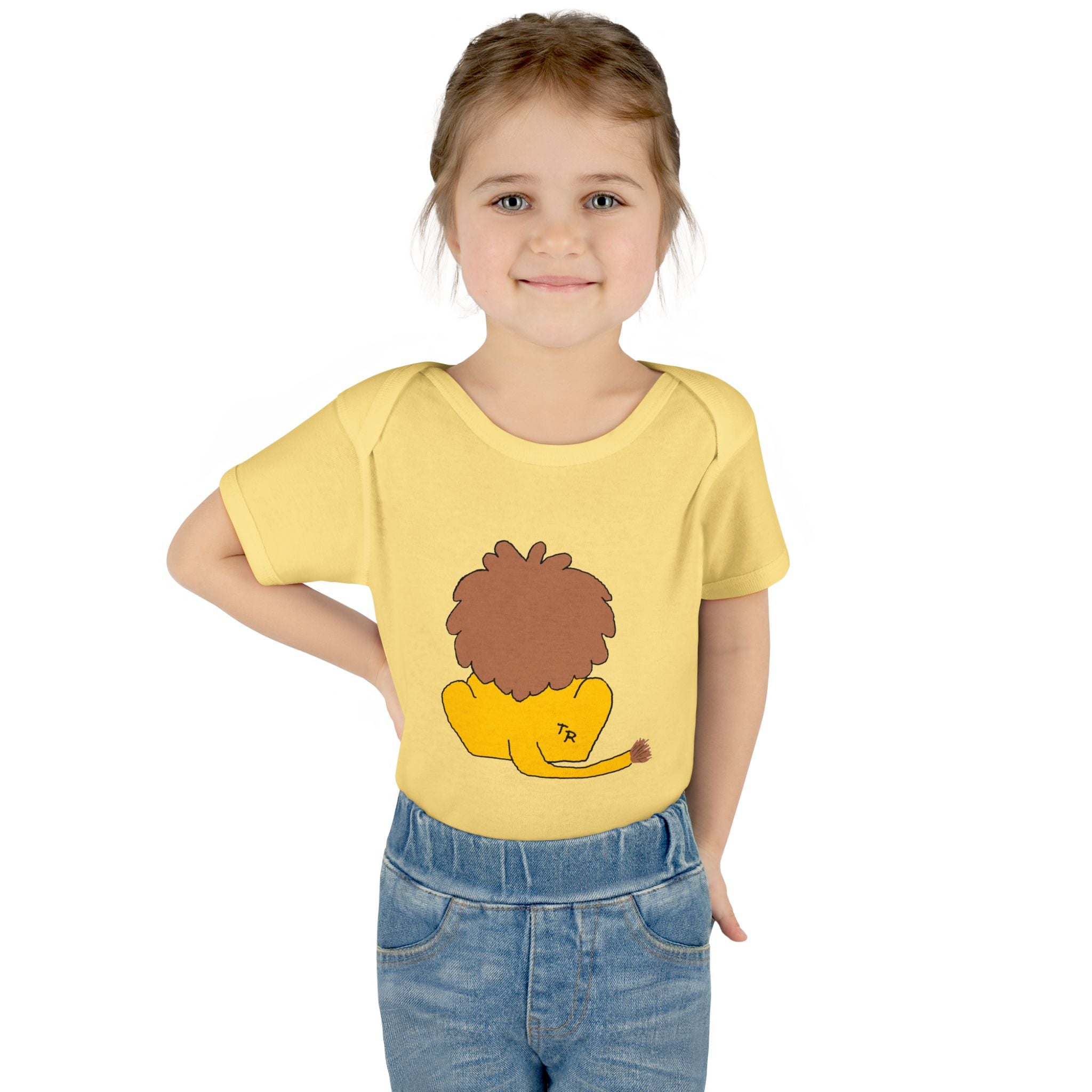 Infant Baby Rib Bodysuit - Lion