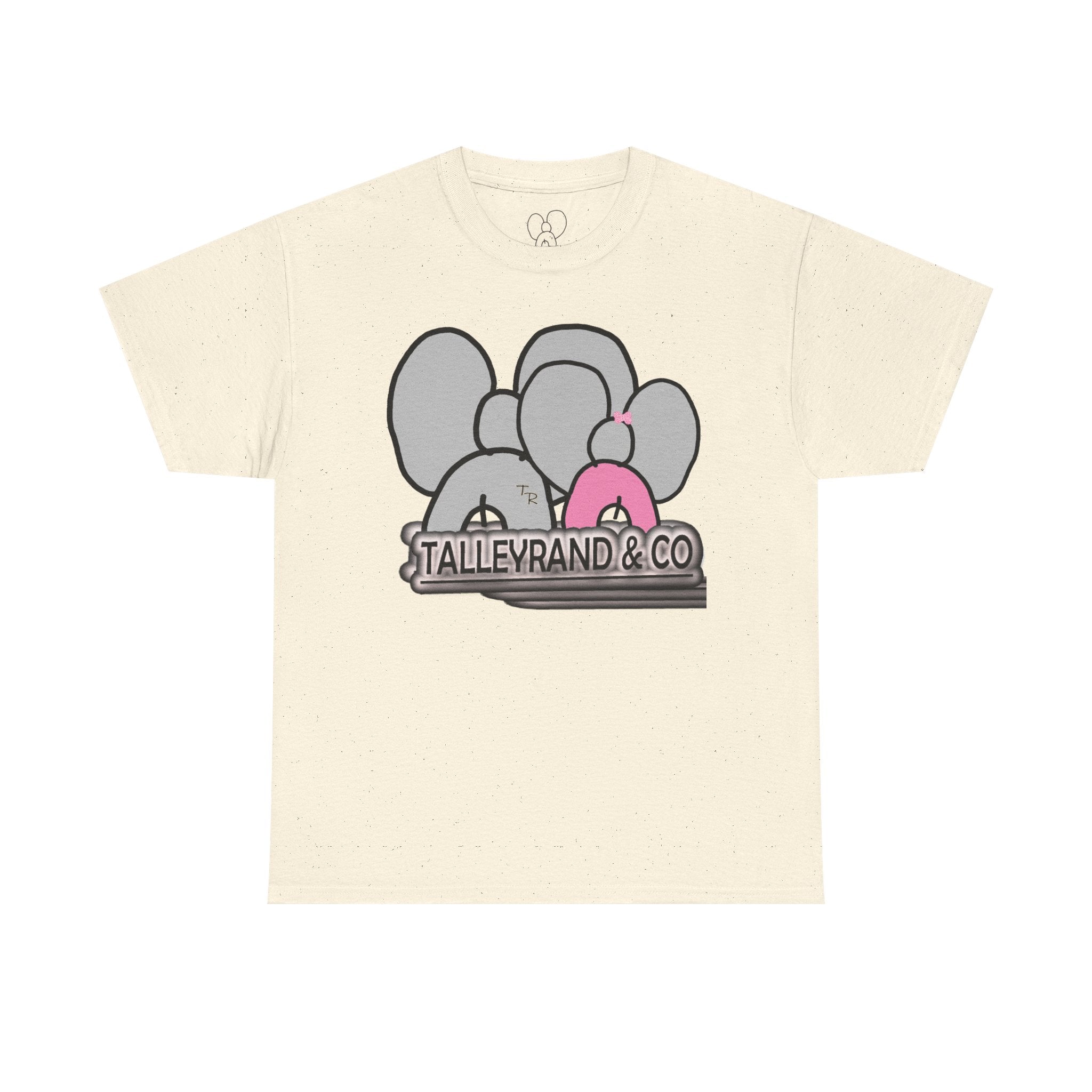 Elephant Crew Graphic Tee — TalleyRand & Co. Cute Pink Accent