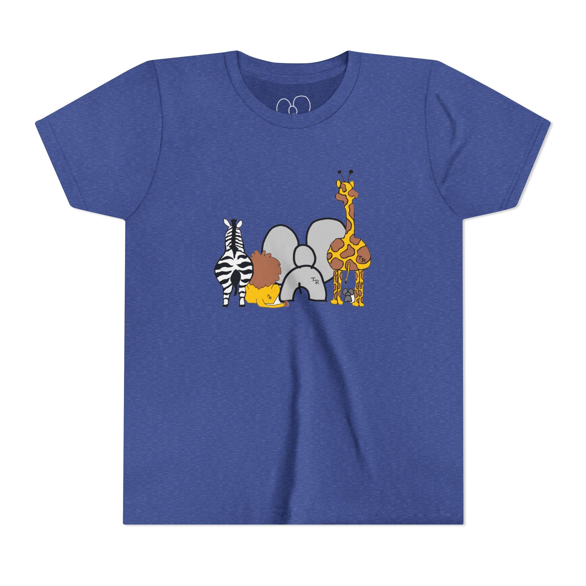 Youth Tee - Animals Front - Elephant