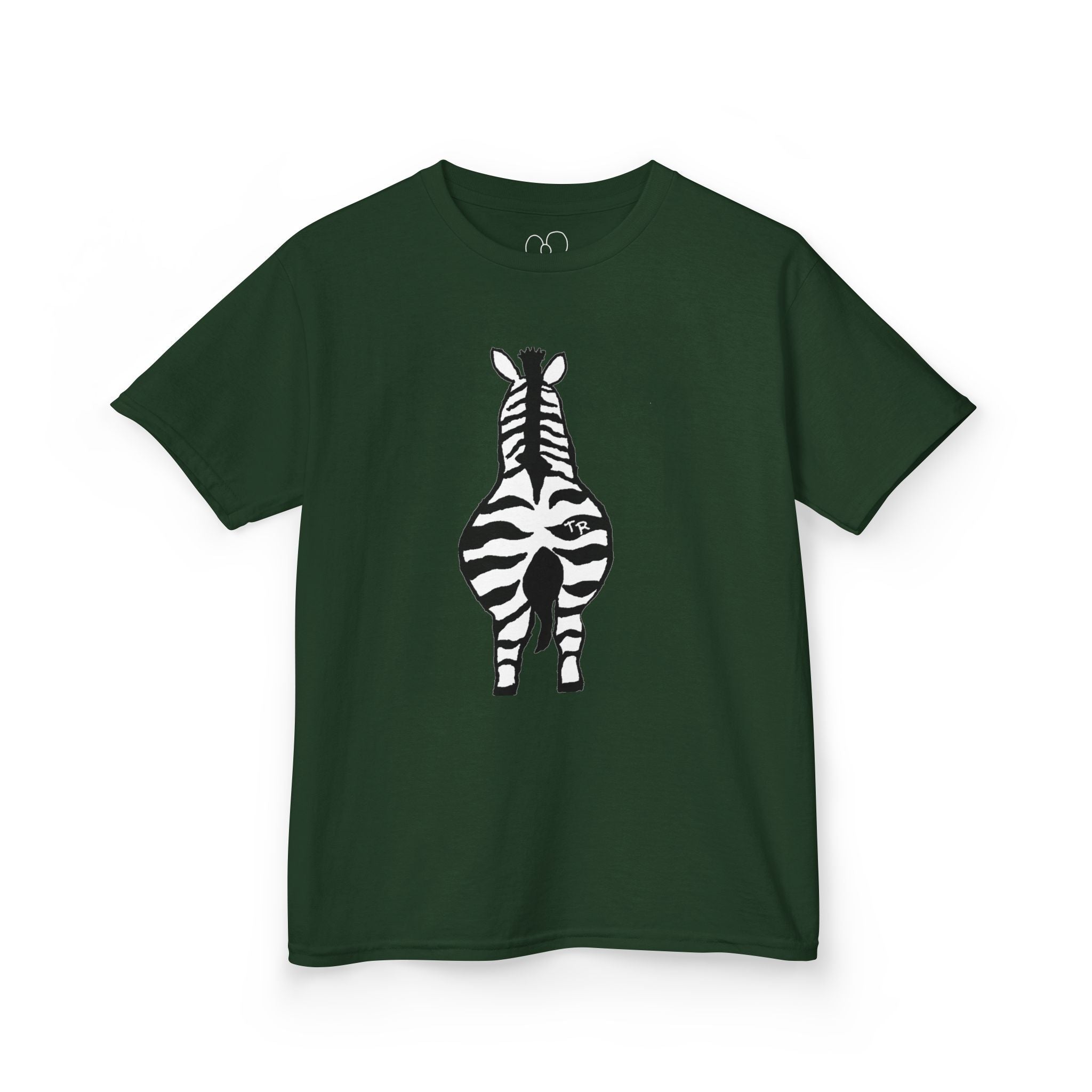 Talleyrand Bands Youth T-shirt with Zebra print front.