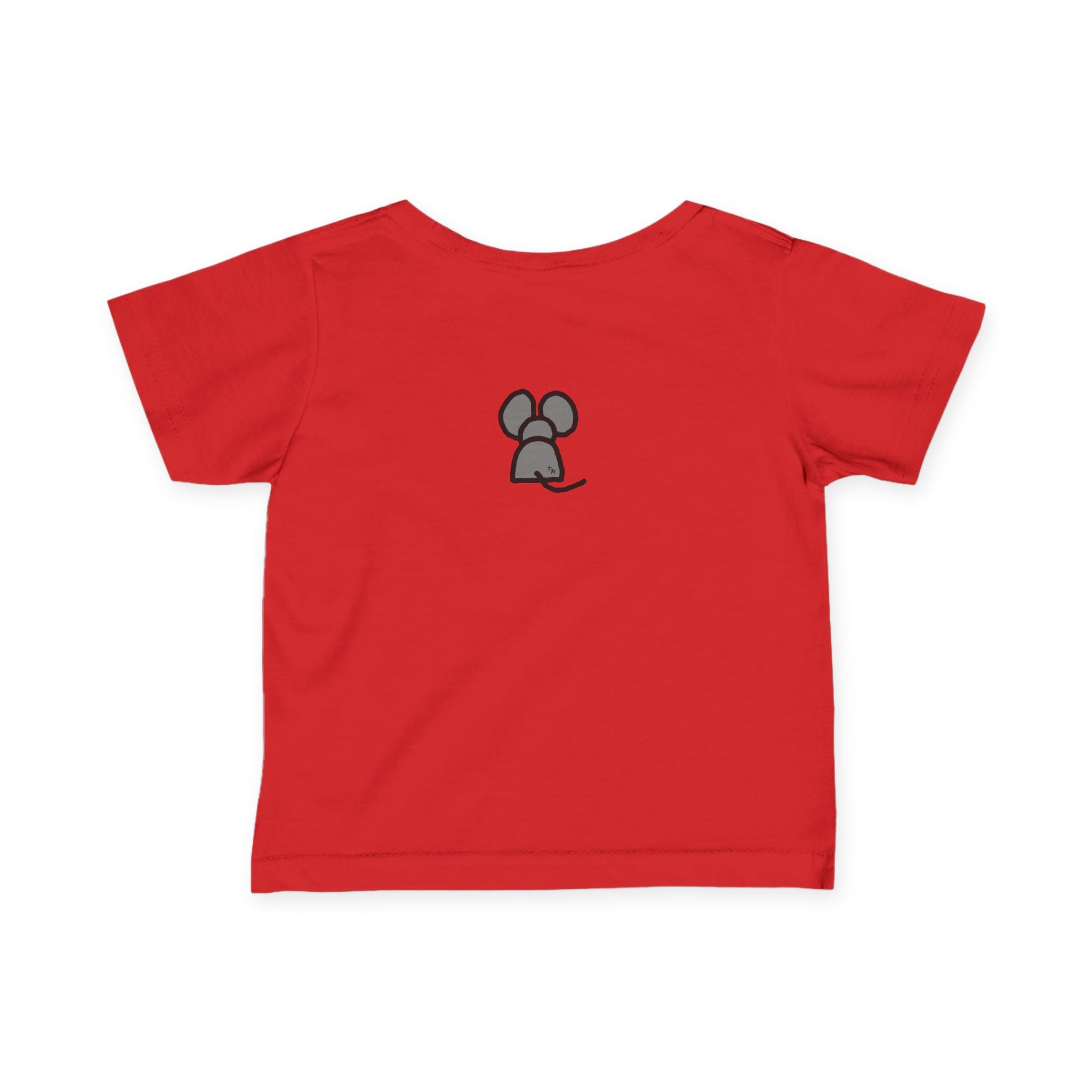 Infant Fine Jersey Tee Talleyrand Band Front and Mouse back