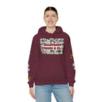 Talleyrand Band Hooded Sweatshirt Text Front/ picture back and picture sleeves