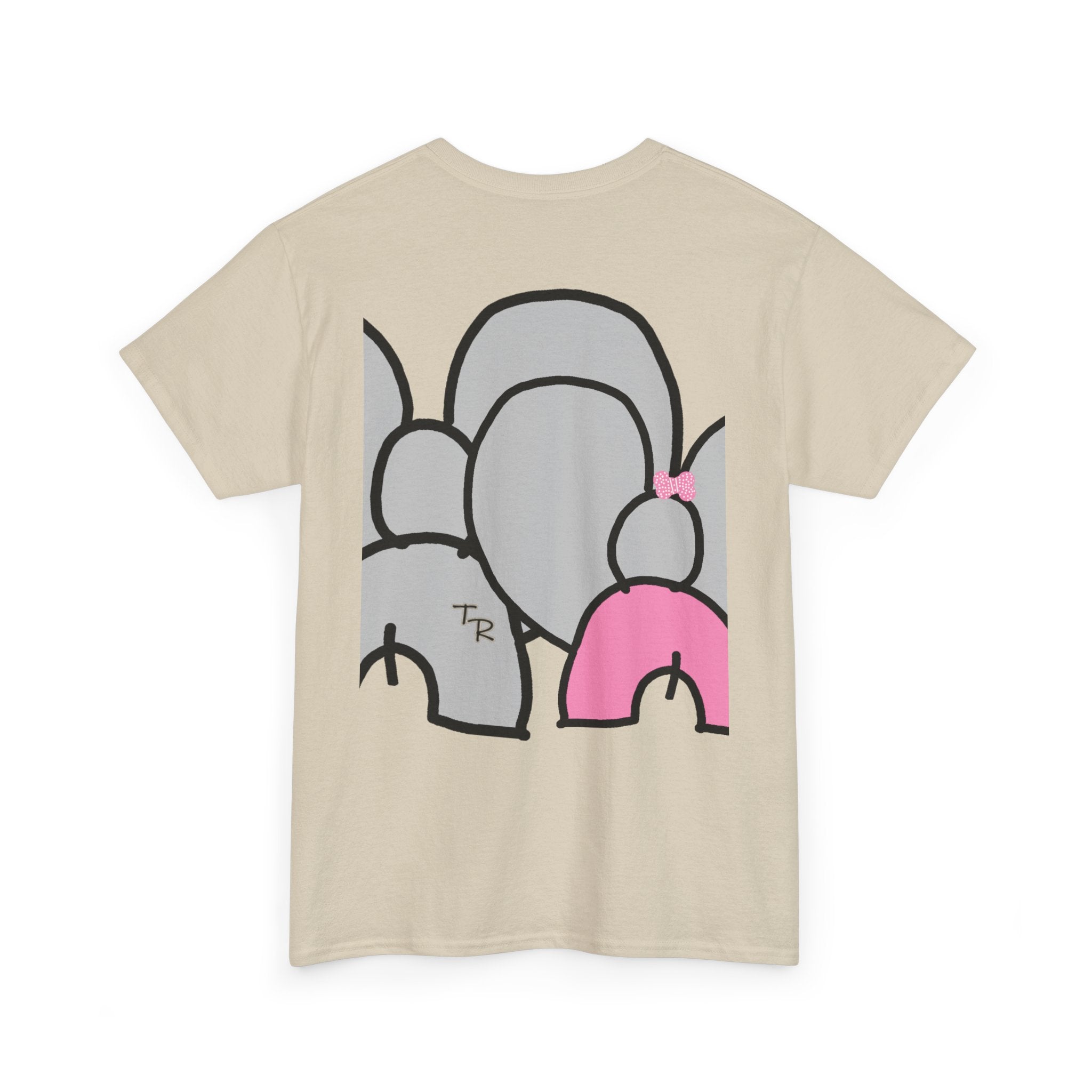Elephant Crew Graphic Tee — TalleyRand & Co. Cute Pink Accent