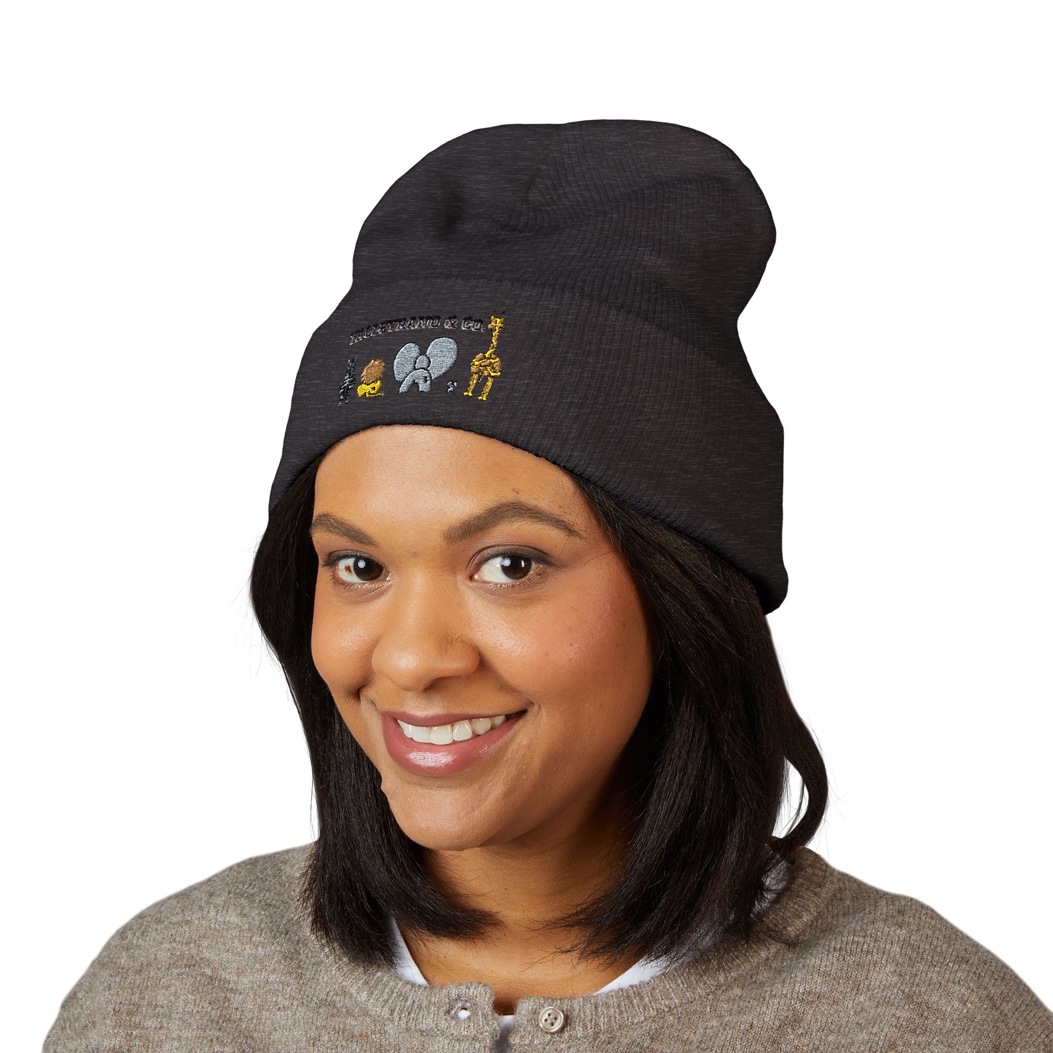 Embroidered Beanie - Talleyrand Animals