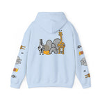 Talleyrand Band Hooded Sweatshirt Text Front/ picture back and picture sleeves