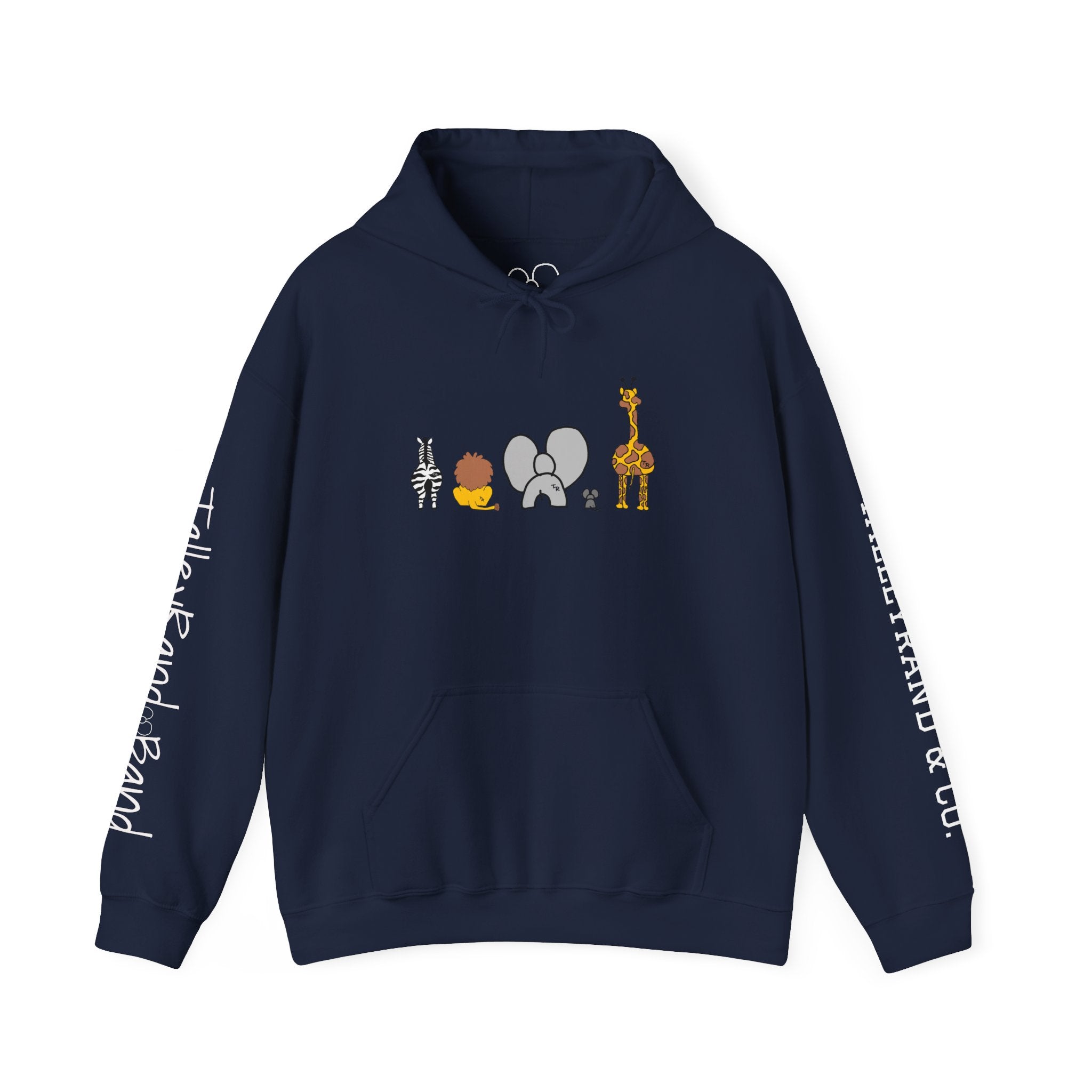 Whimsical Animal Sweatshirt, Cozy Unisex Hoodie for Kids & Teens, Fun Gift for Birthdays, Animal Lovers' Apparel