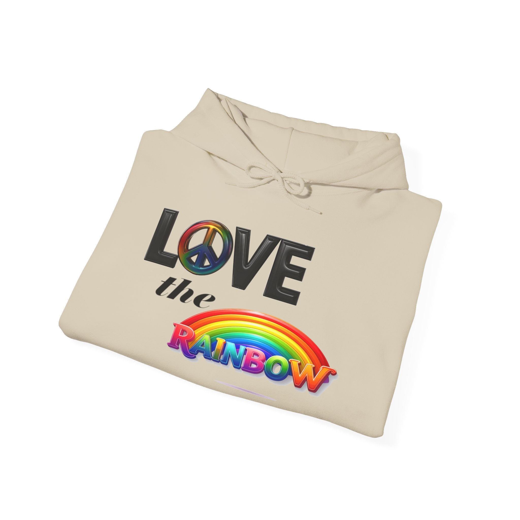 Rainbow Love Peace Hoodie