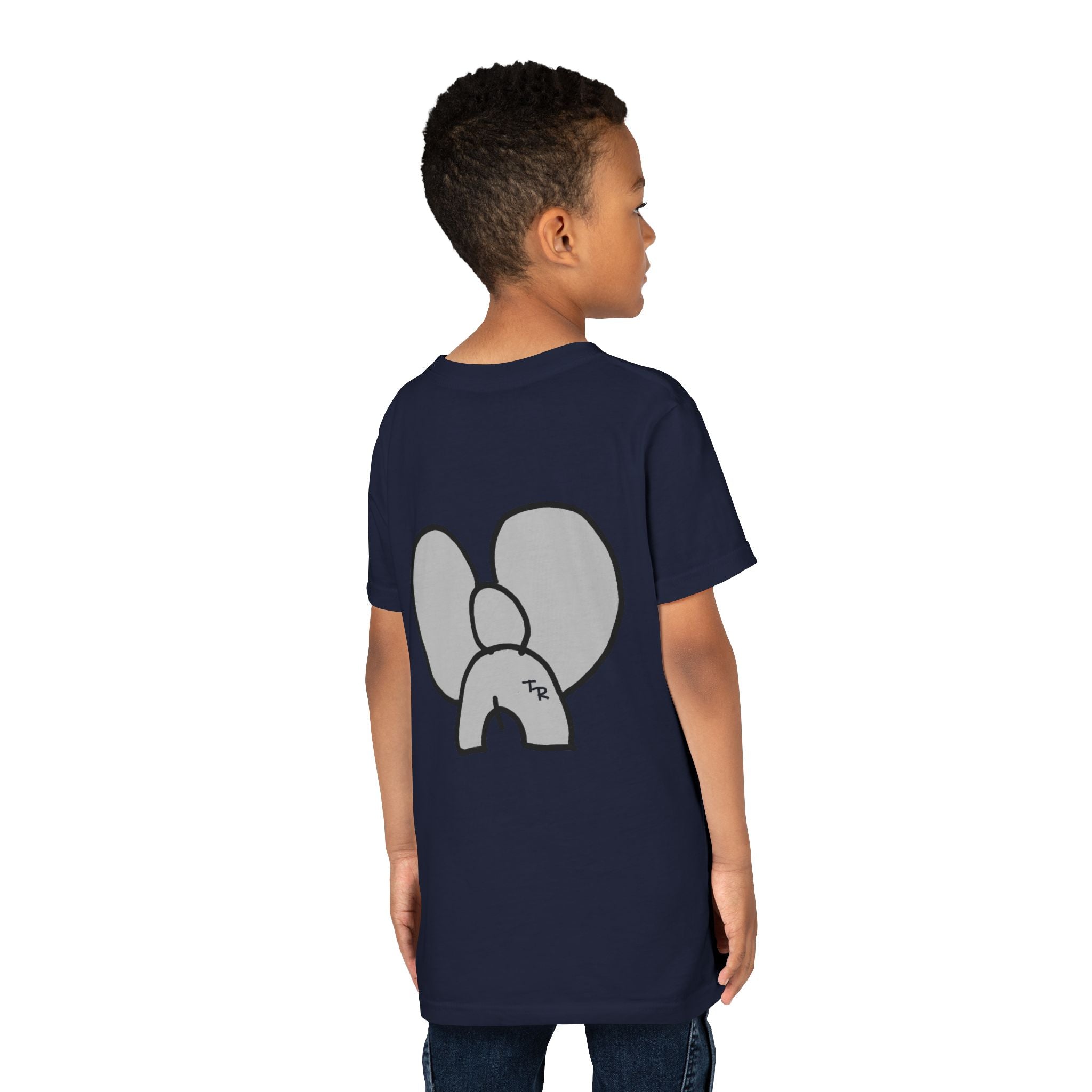 Youth Tee - Animals Front - Elephant